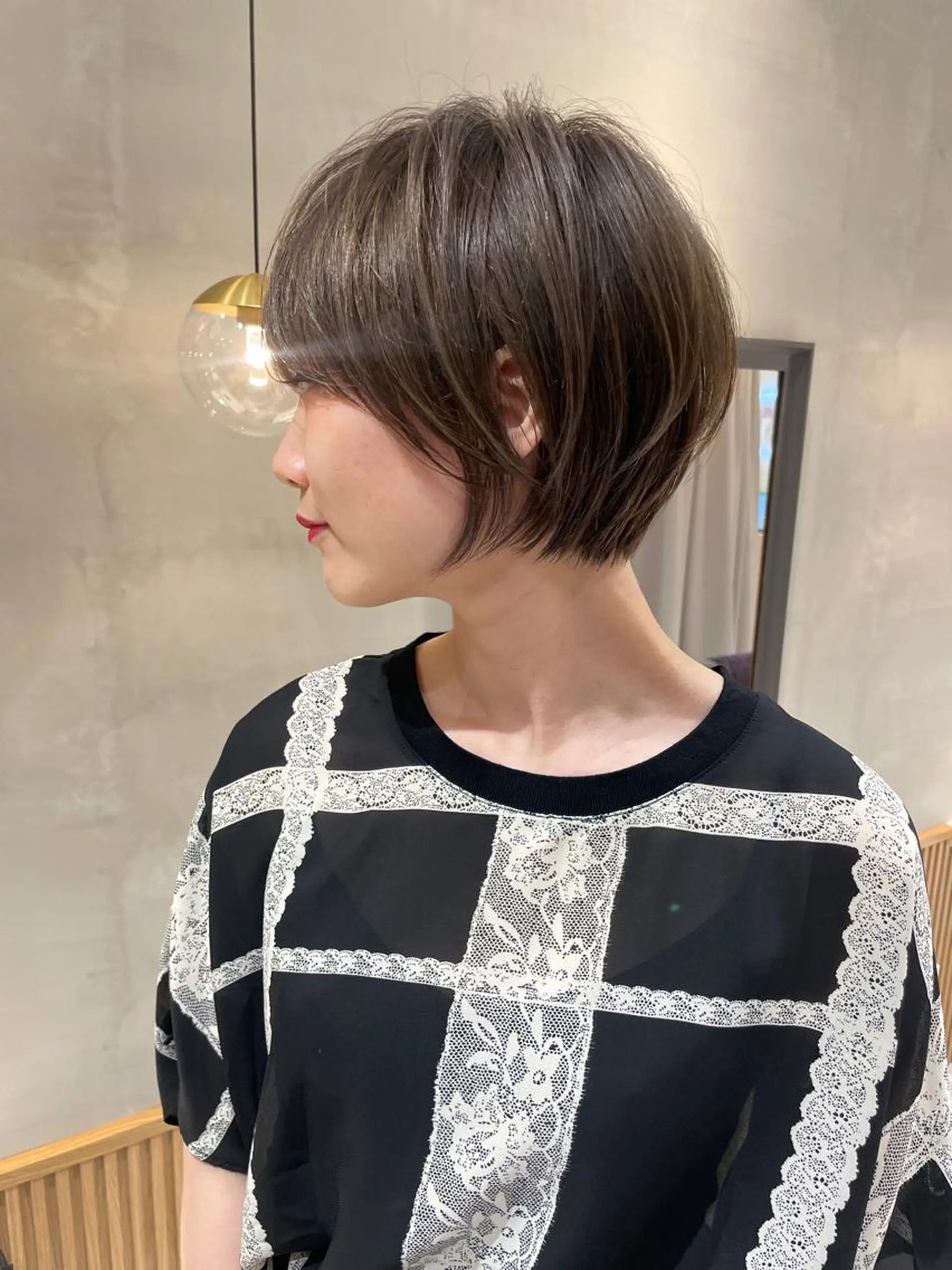 ショート 🎀大川 錬🎀 ブリーチなしWカラーのヘアスタイル