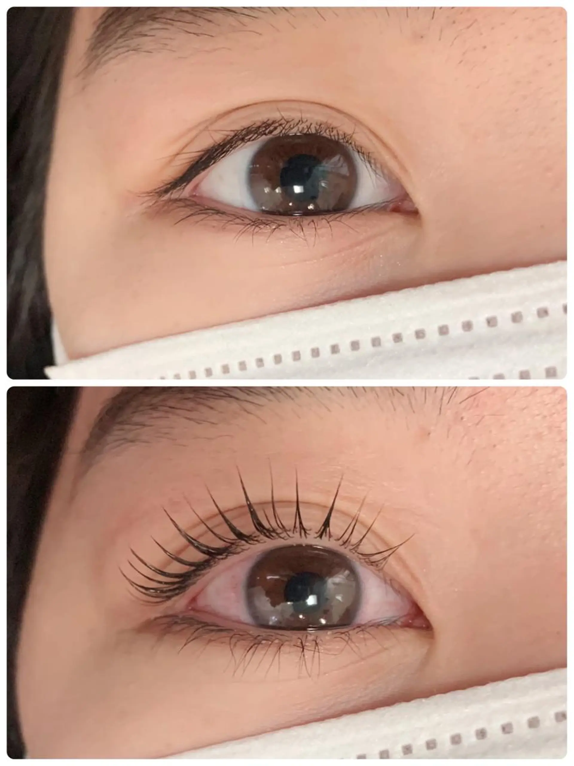 マツエク・マツパ 一重×まつ毛パーマ passion茨木 【風張】のマツエク・マツパデザイン