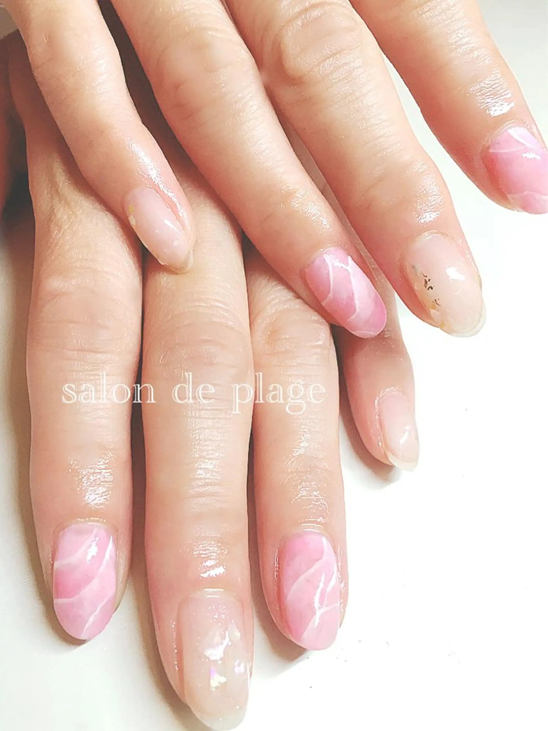 ネイル ジェルネイル ソフトジェル サロンド プラージュのネイルデザイン