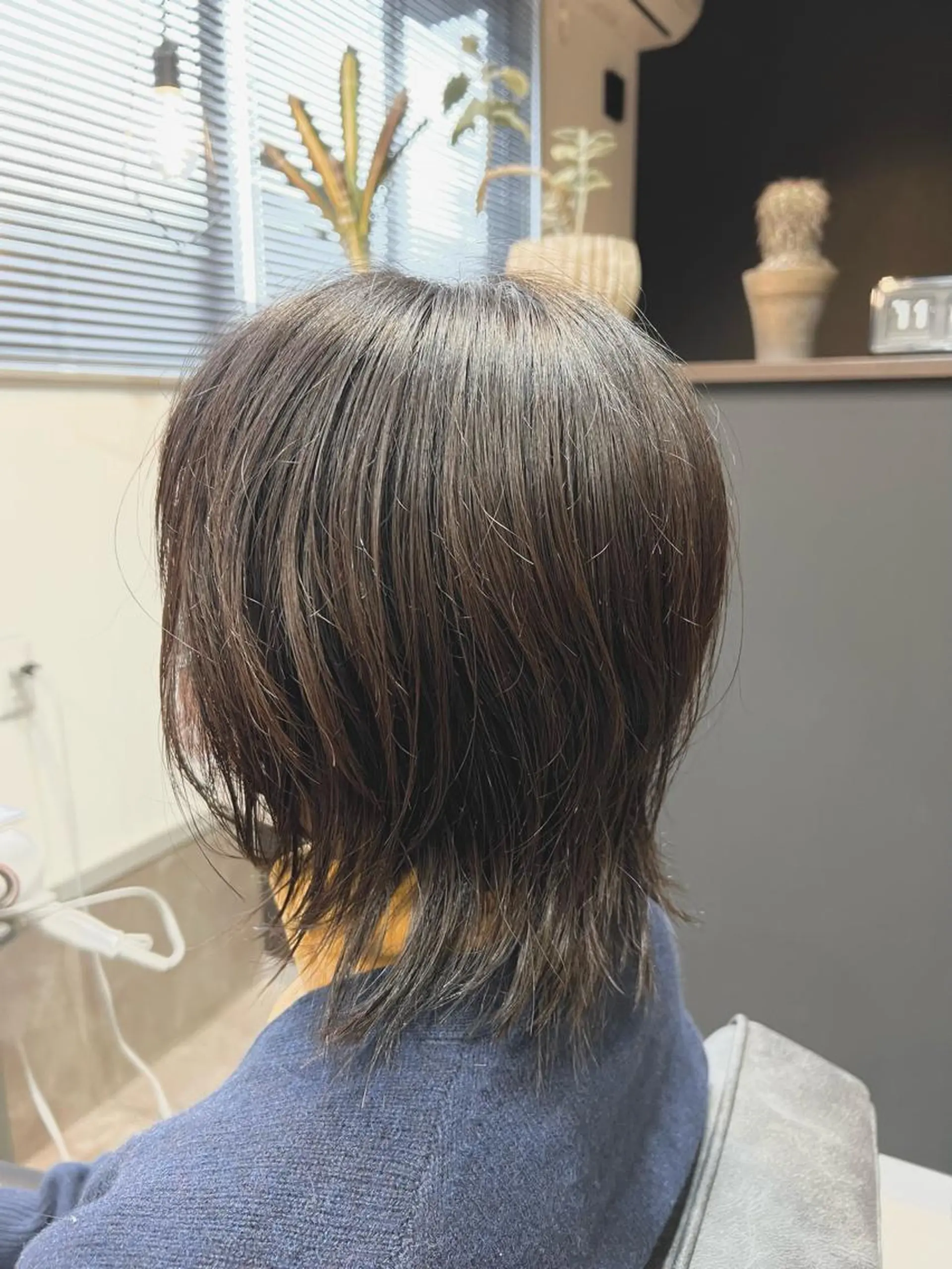 ミディアム ボブレイヤー ボブ レイヤーカット Bull所属・保科 康孝のヘアスタイル