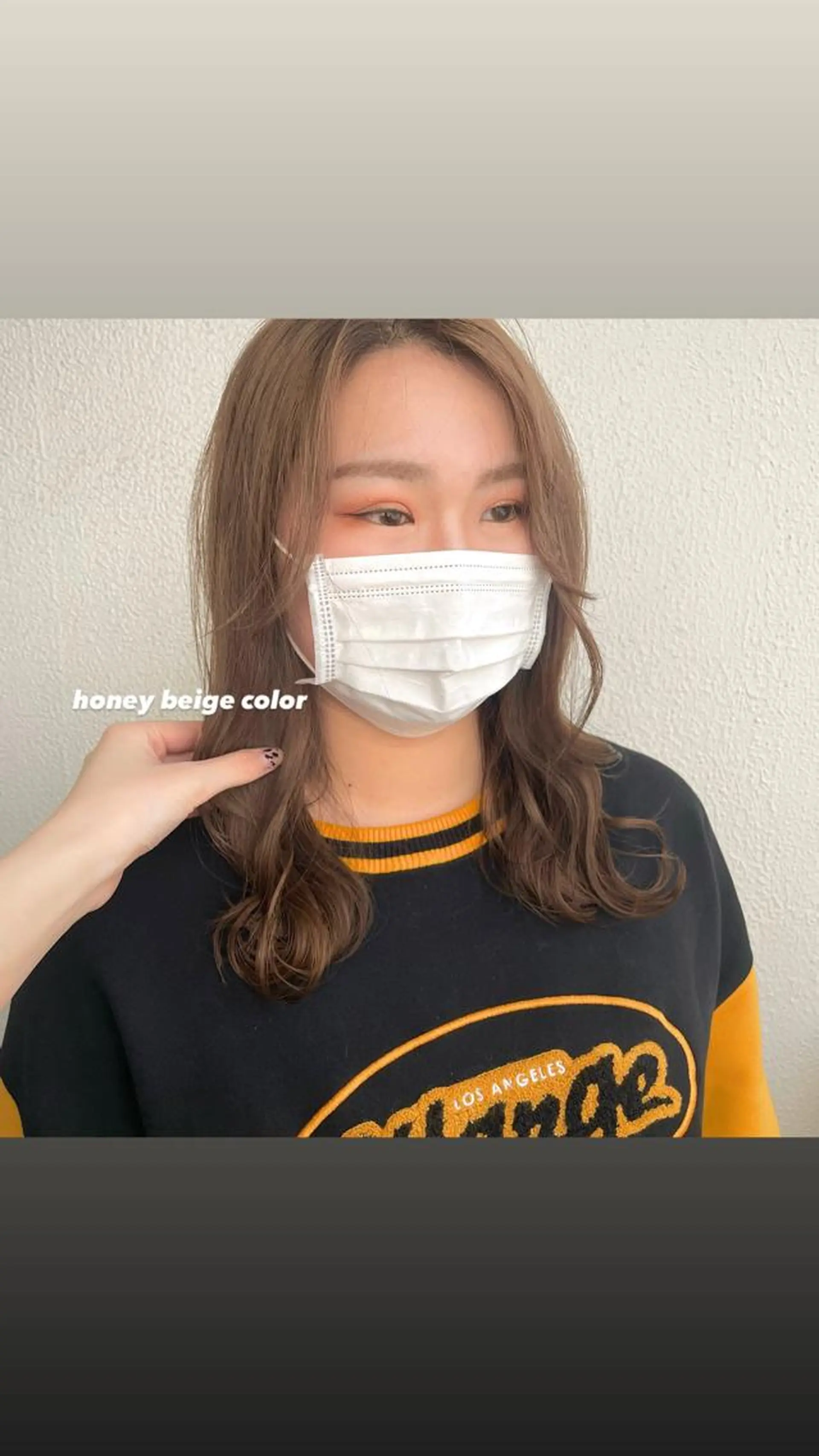 セミロング カラー パーマ ヘアアレンジ メンズ キッズ ネイル マツエク・マツパ アイブロウ 透明感カラー・レイヤ ー🎀amika🎀のヘアスタイル