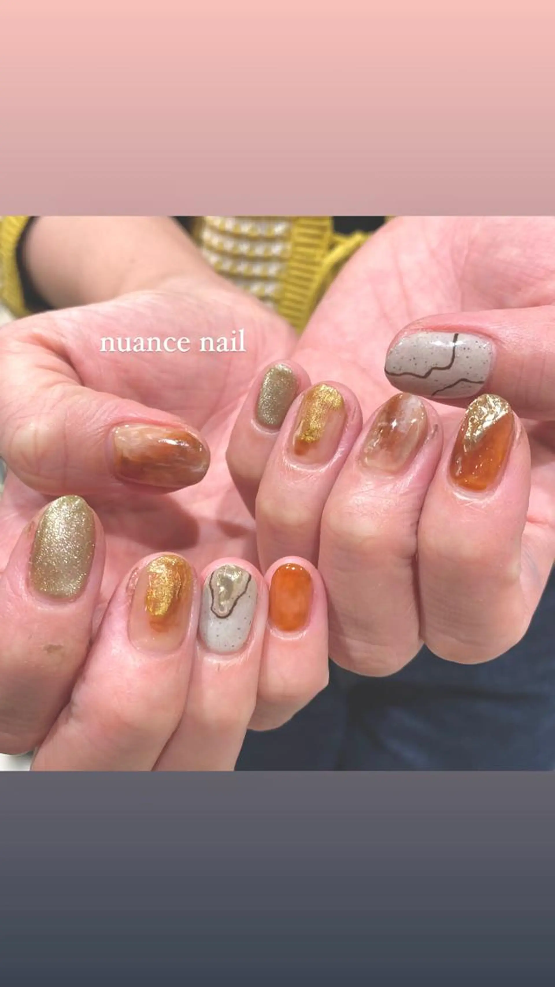 ネイル ハンドネイル 淡色ネイル 🎀moeのネイルデザイン