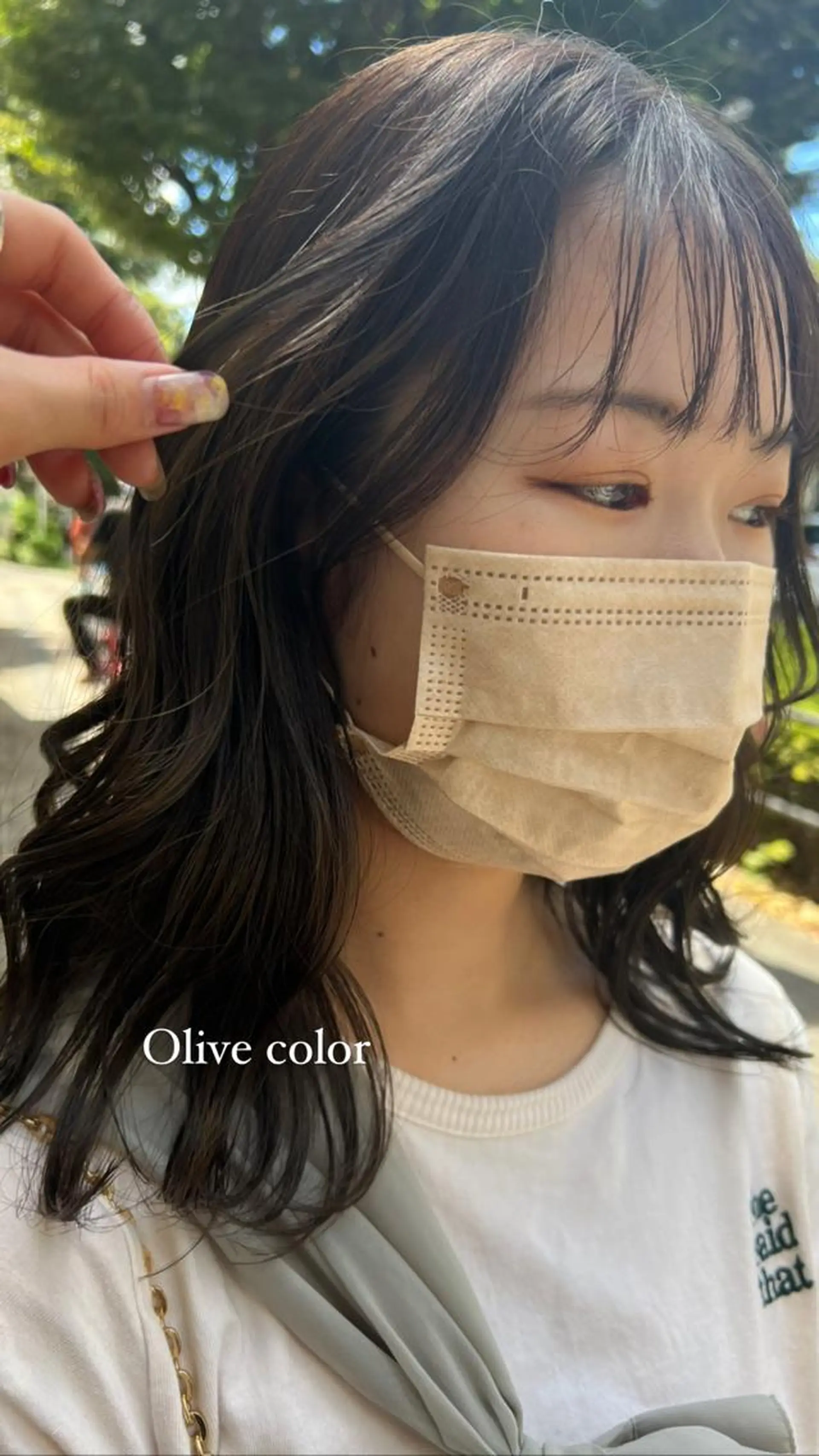 ミディアム ミディアムパーマ 髪質改善 トリートメント 暖色ｶﾗｰ/ﾚｲﾔｰ ｶｯﾄ/Yunaのヘアスタイル