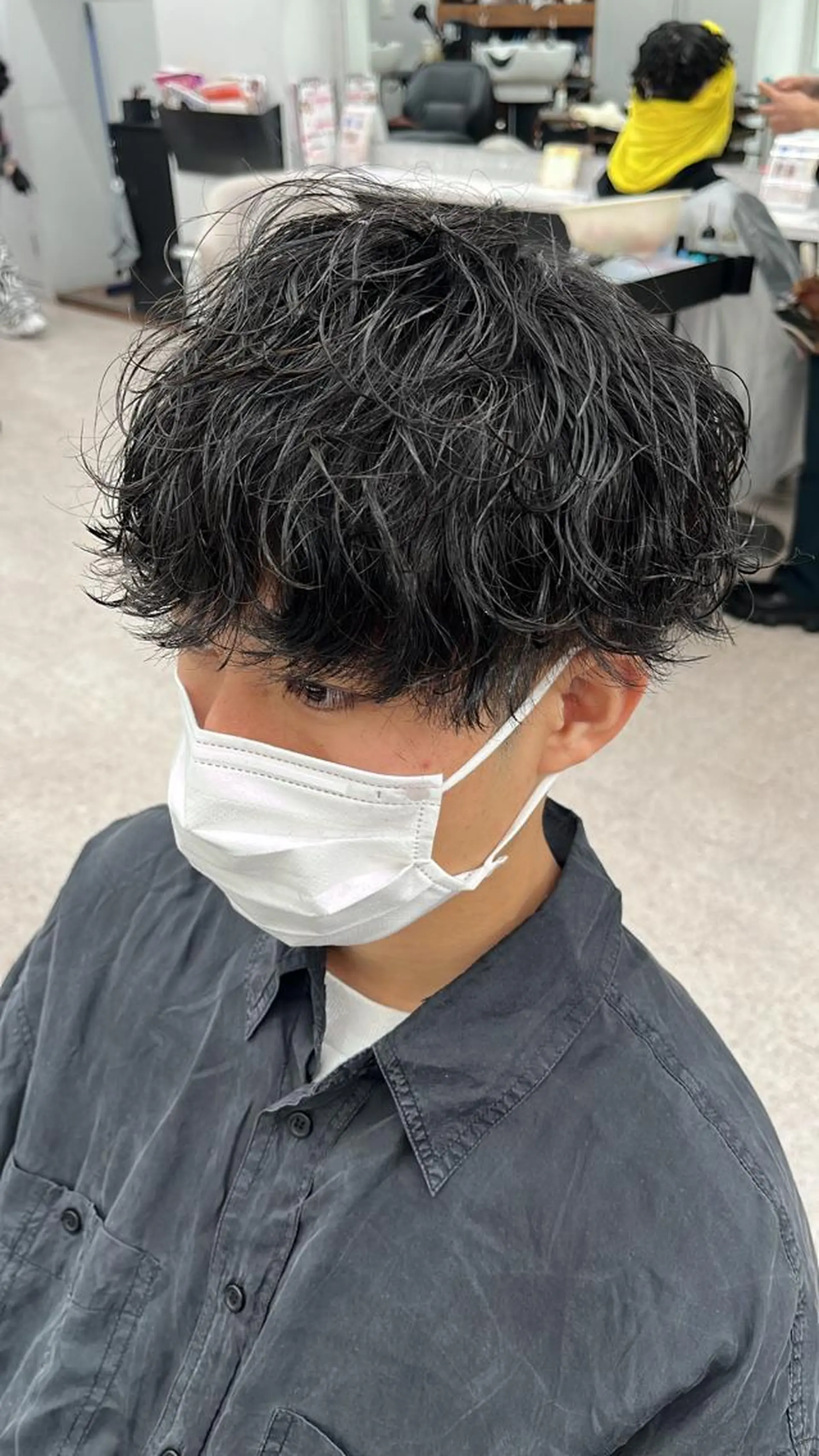 パーマ メンズ カット パーマ 🍐シャドウパーマ メンズ特化/守岡🍐のヘアスタイル