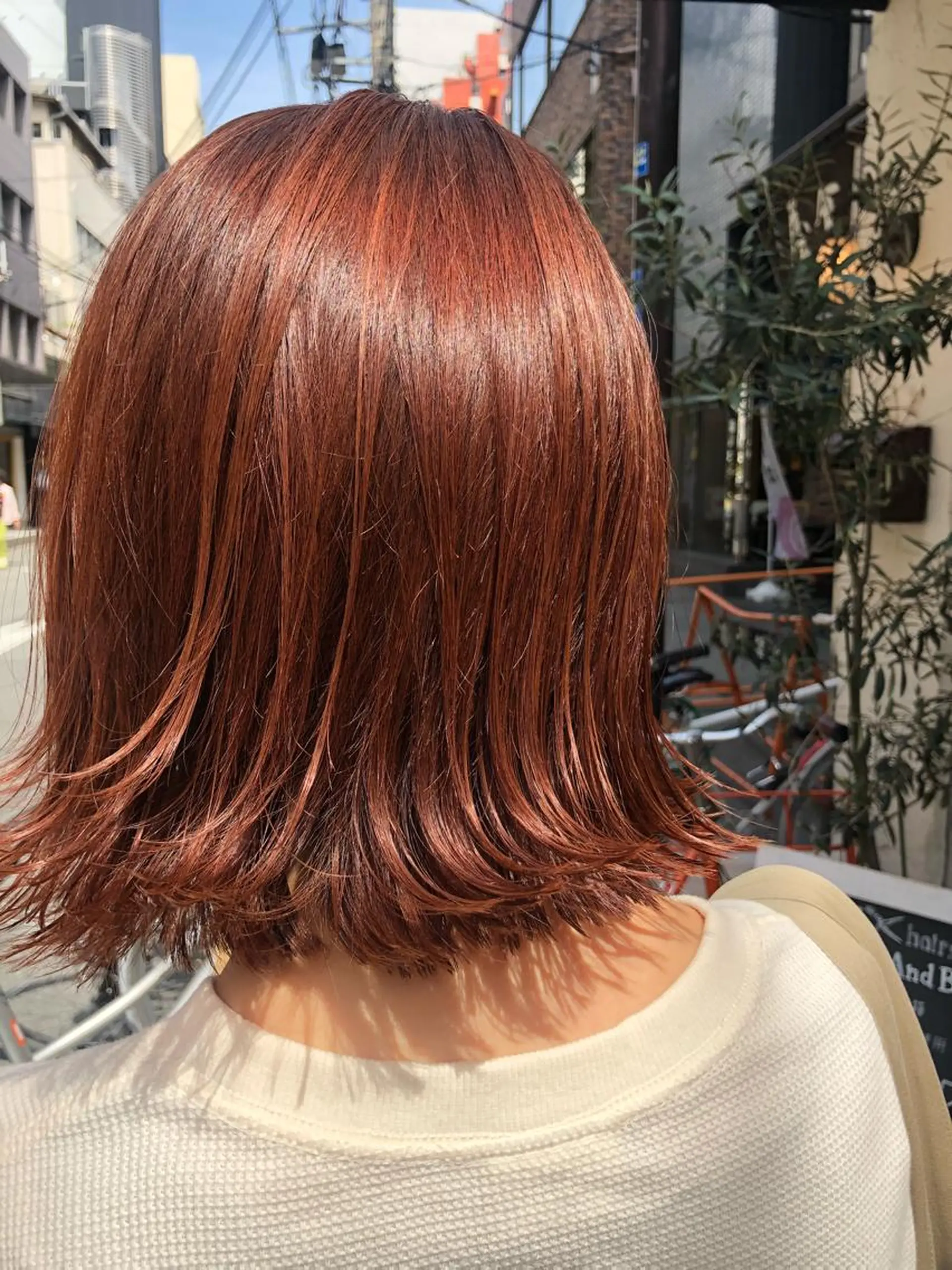 ミディアム カラー ブリーチ ブリーチなしカラー luve heart's And Be  minamisemba所属・脇坂 佳世の眉毛・アイブロウイメージ