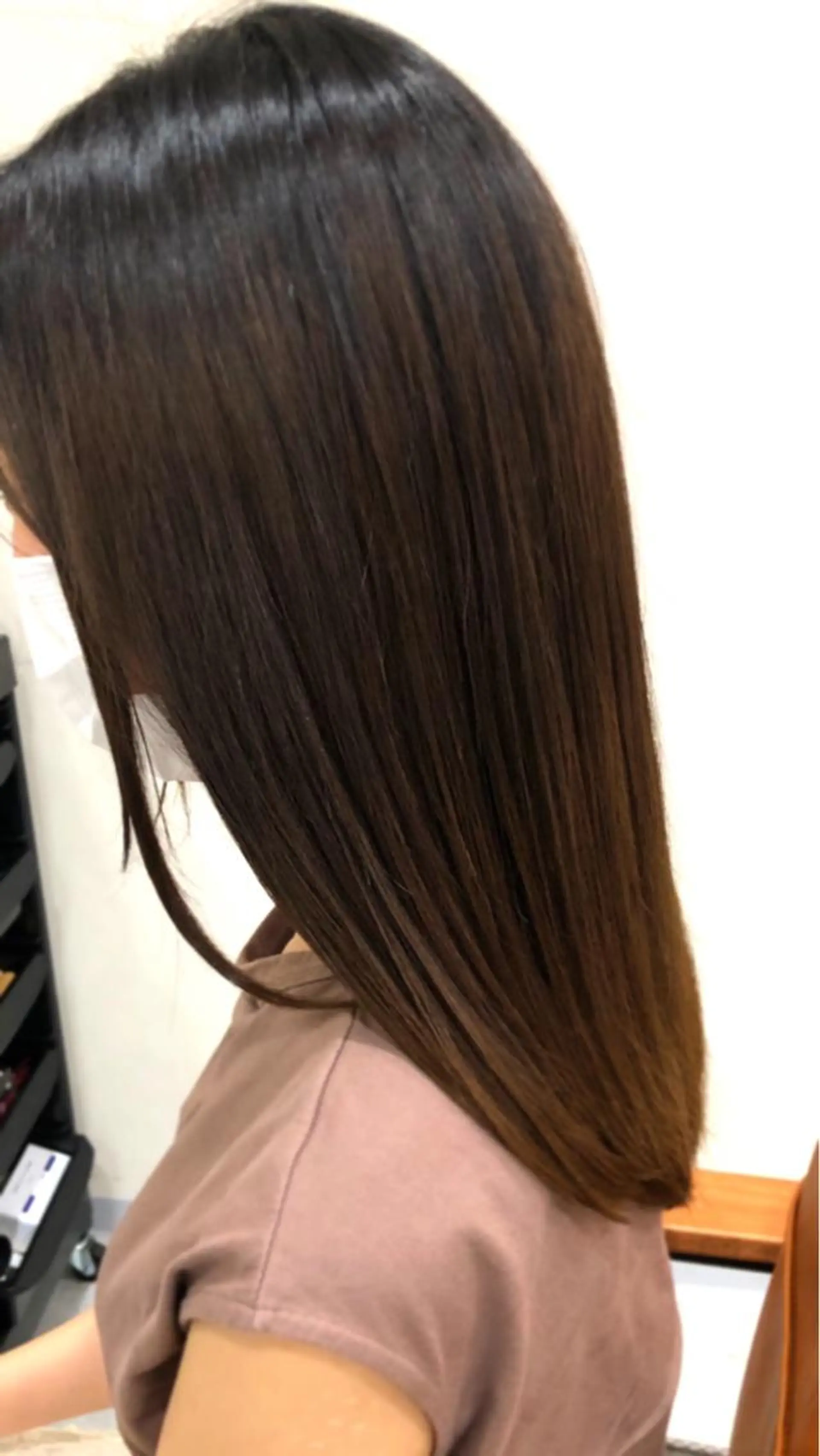 セミロング カラー 佐々木 政徳のヘアスタイル