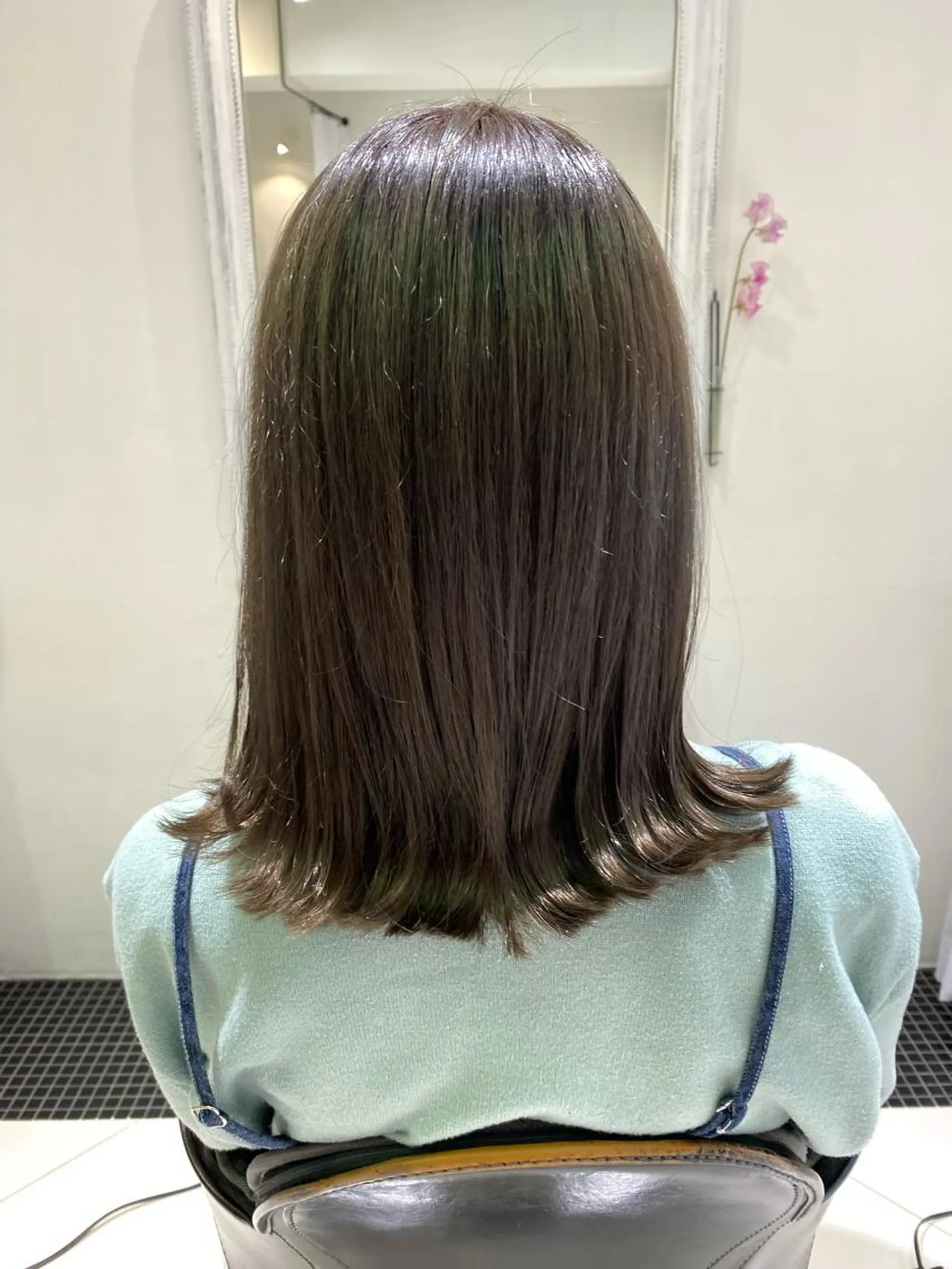 ミディアム カラー ducha所属・DUCHA Tomida naoのヘアスタイル