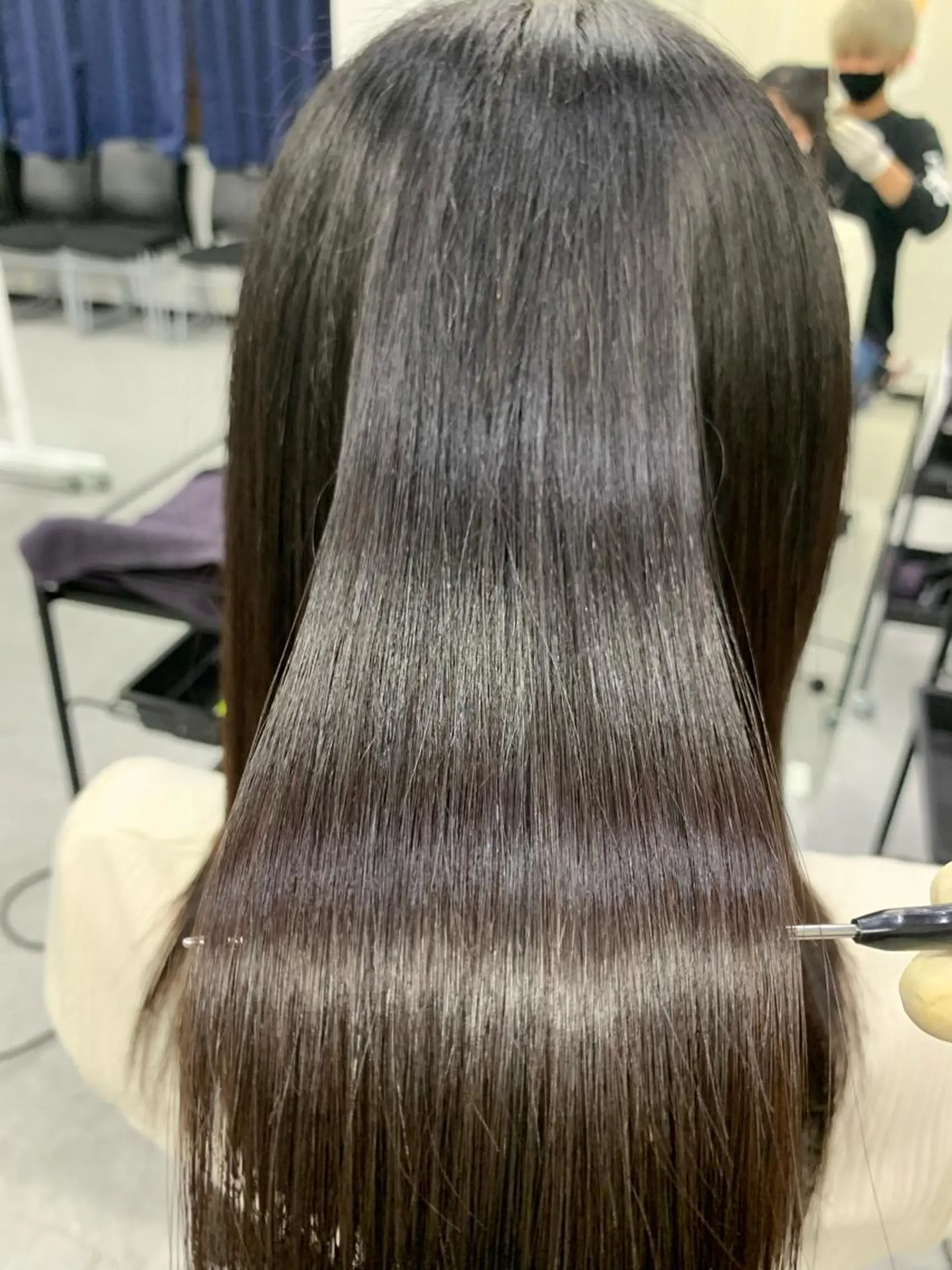 ロング I S所属・🌿透明感カラー‪ 縮毛矯正✨かずきのヘアスタイル