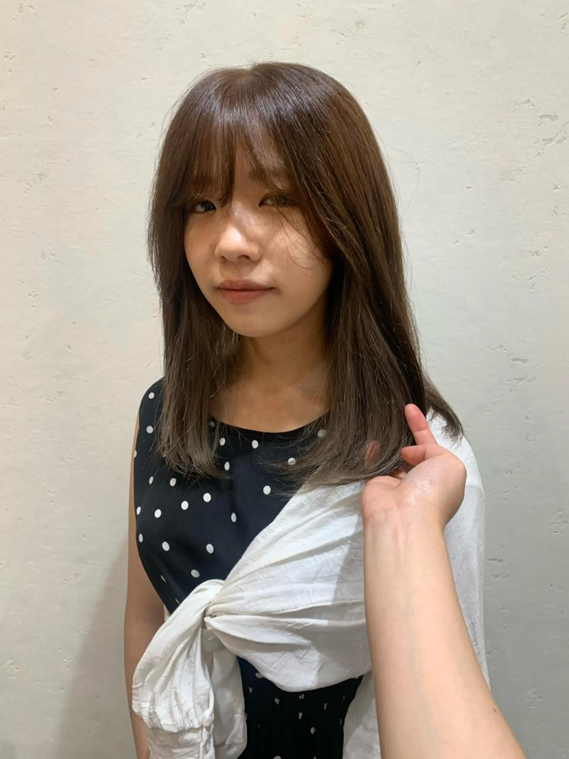 ミディアム トリートメント ボブ/レイヤー/ニュ アンスパーマ/小夏のヘアスタイル