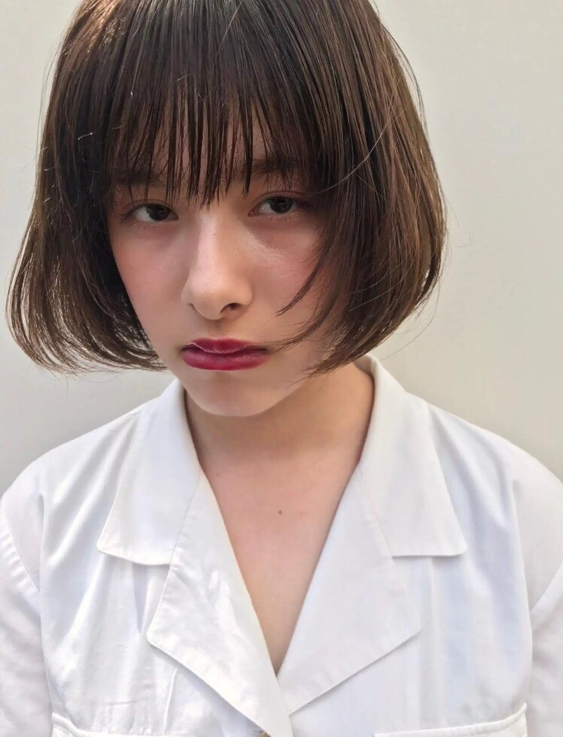 ショート カラー 【韓国ヘア×透明感 カラー】笹谷 莉未のヘアスタイル