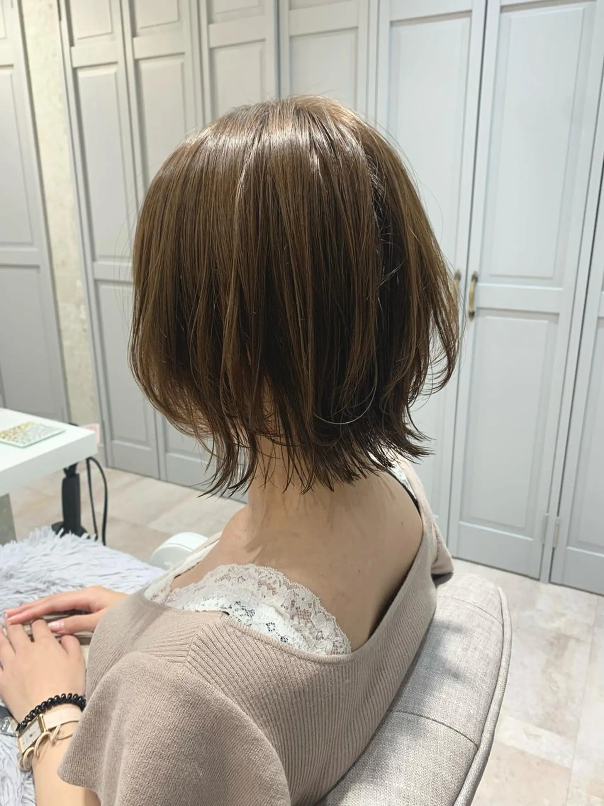 ミディアム おのだ あやなのヘアスタイル