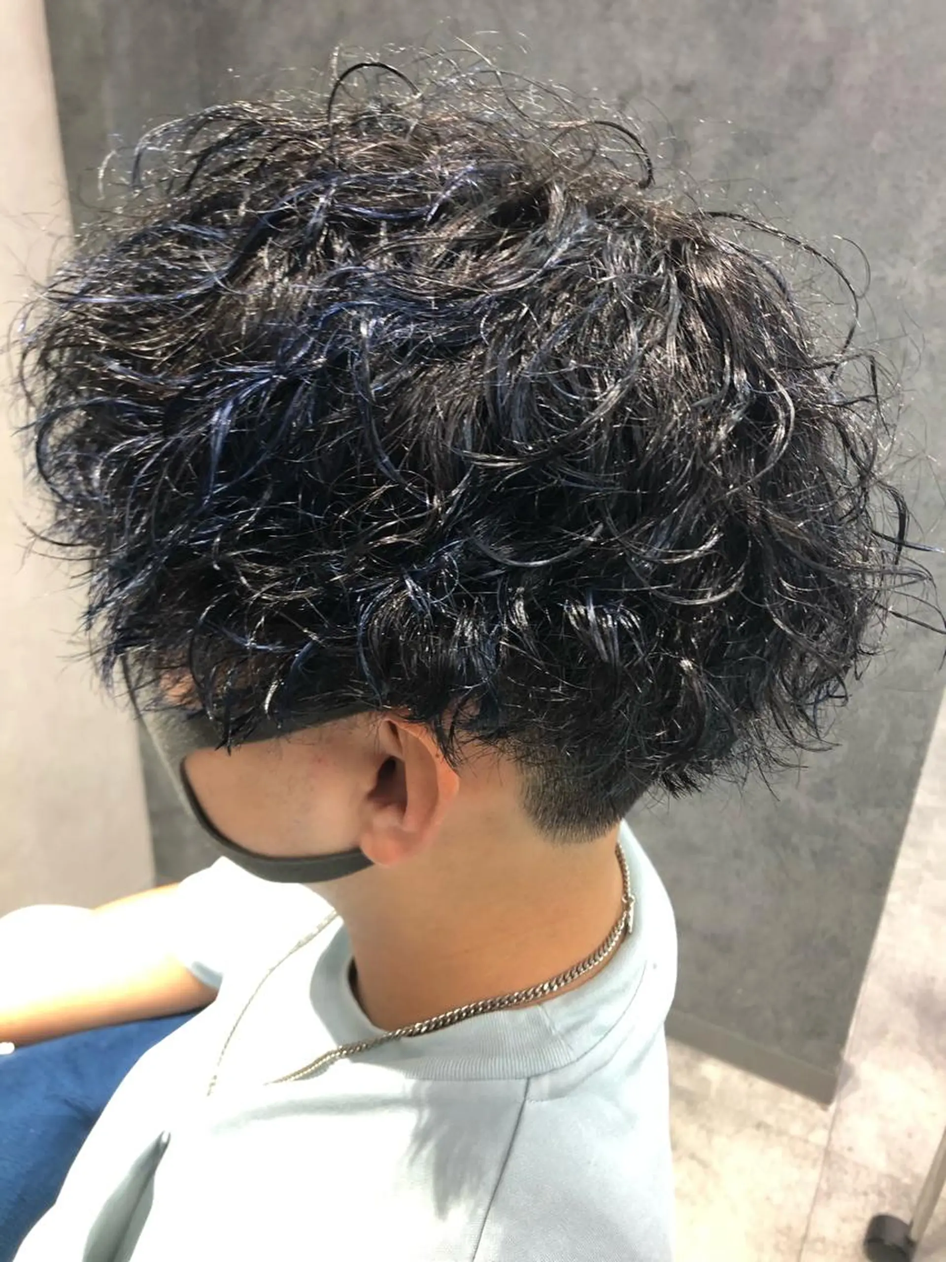 パーマ メンズ メンズパーマ 波巻きパーマ カット パーマ トリートメント Noy所属・Noyヨシモト ヒロトのヘアスタイル