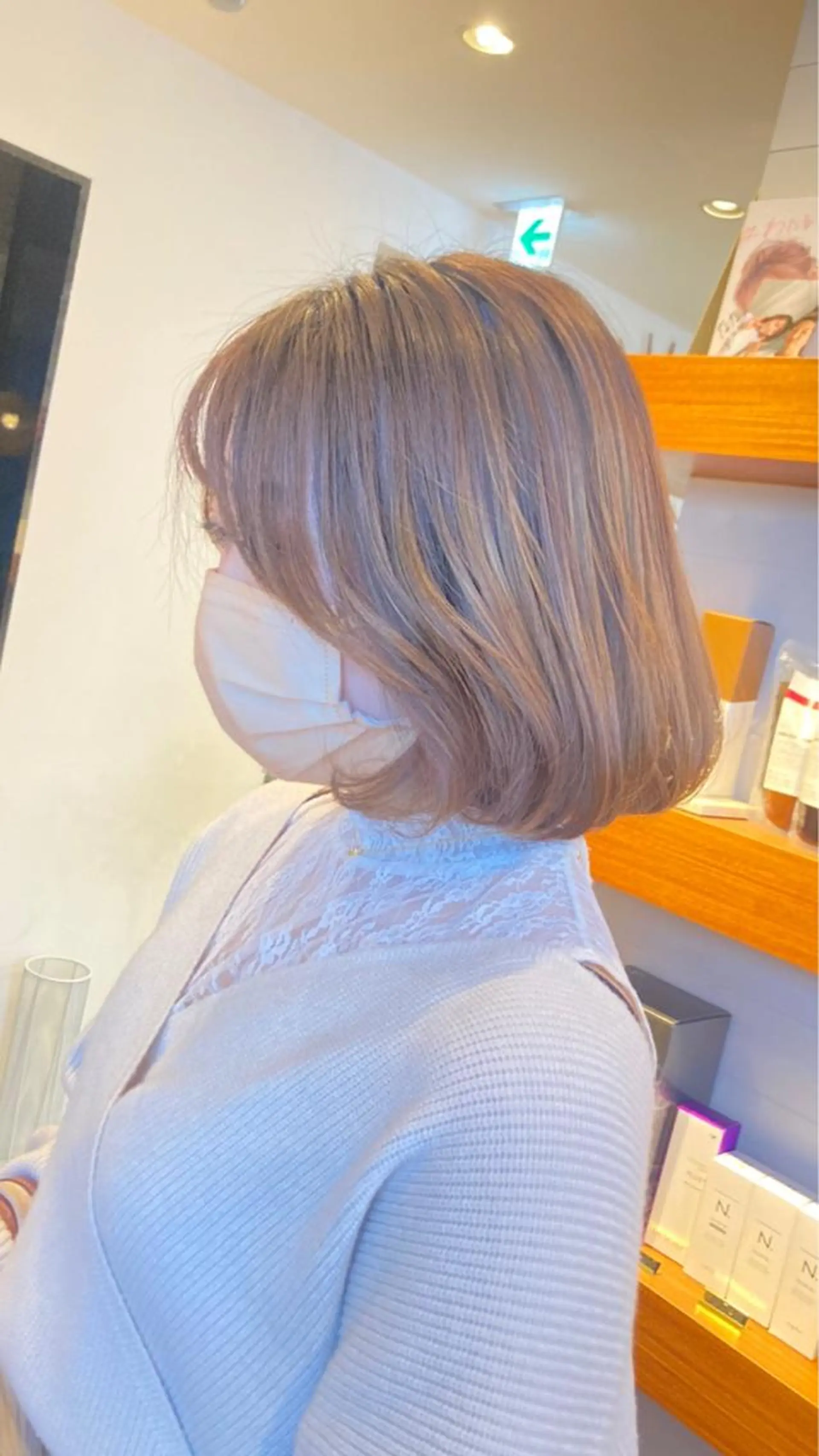 ミディアム ヘアアレンジ 顔周りカット タンバルモリ レイヤーカット カット トリートメント ヘアセット カットが上手い 💇‍♂🌸サク🌸のヘアスタイル