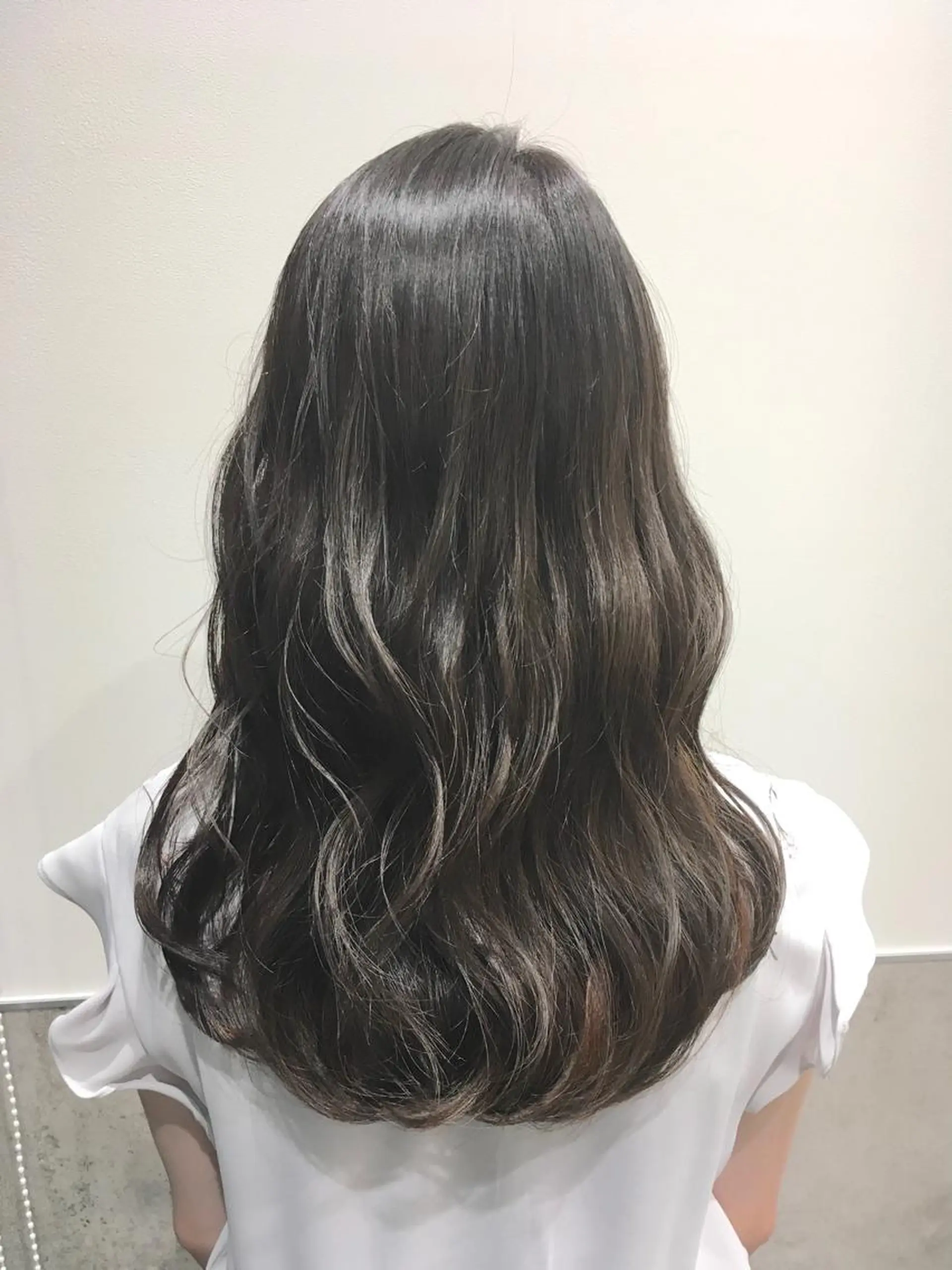 ロング カラー ブルーカラー go today shaire salon 本店所属・yoshi ☆のヘアスタイル