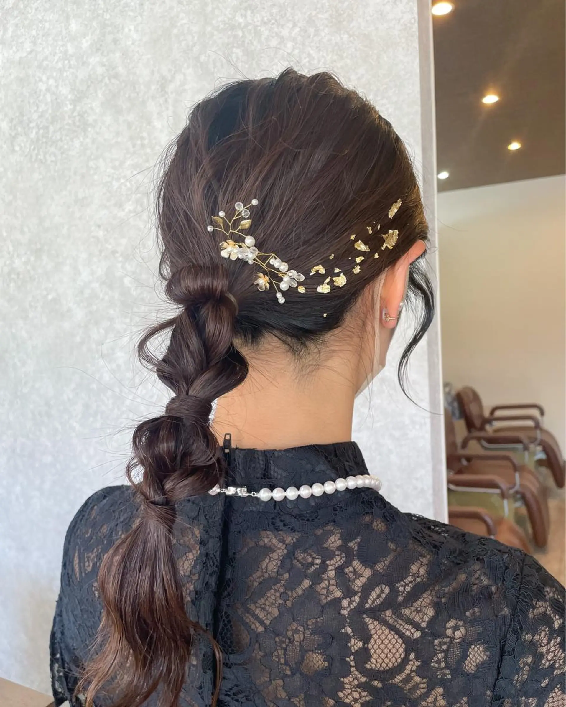 ロング ヘアアレンジ ヘアセット イワタ マハ/ minim hairのヘアスタイル