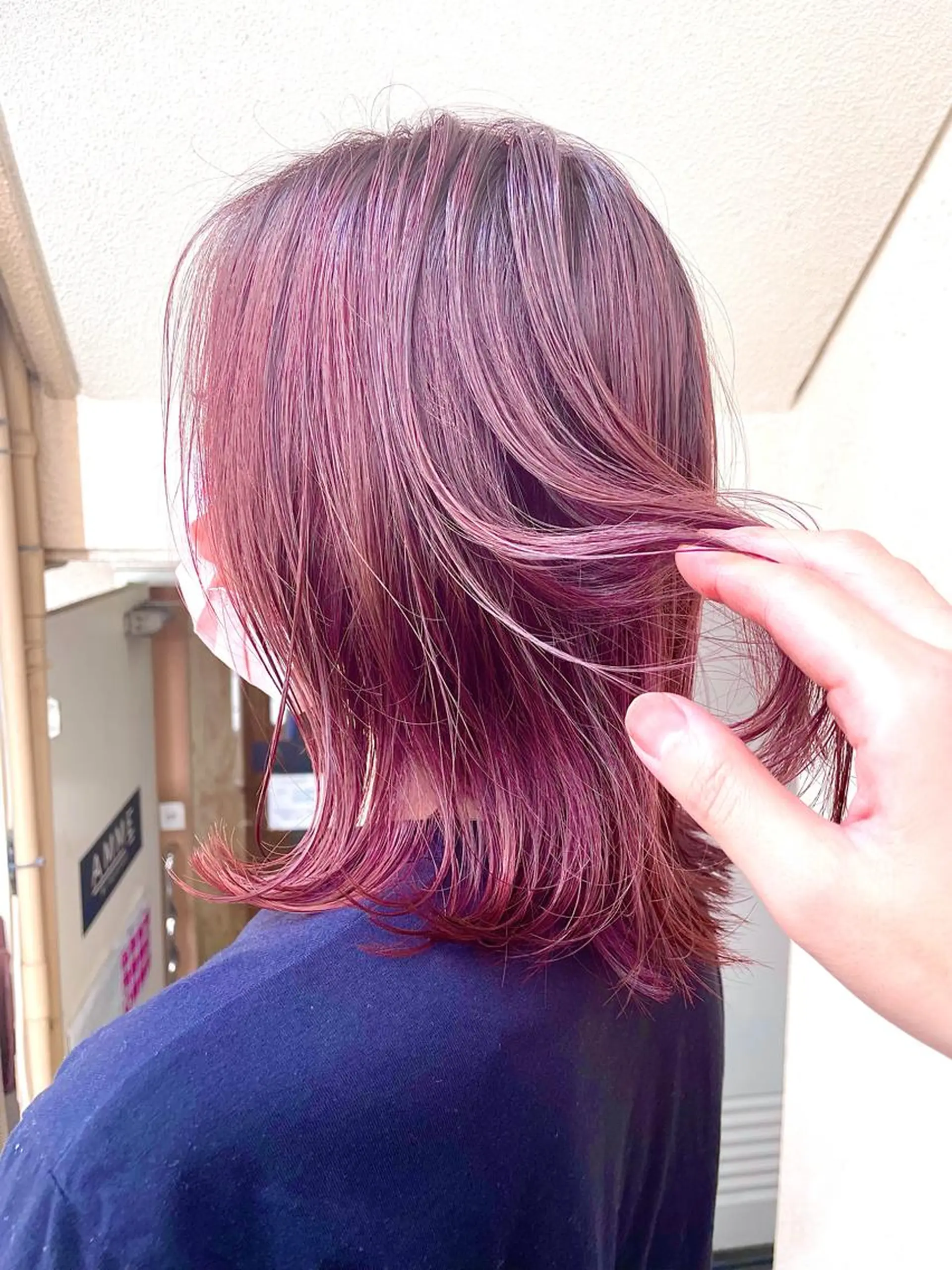 ミディアム カラー カット ヘアカラー 縮毛矯正 トリートメント 💎髪質改善💎 デザイナーshinのヘアスタイル