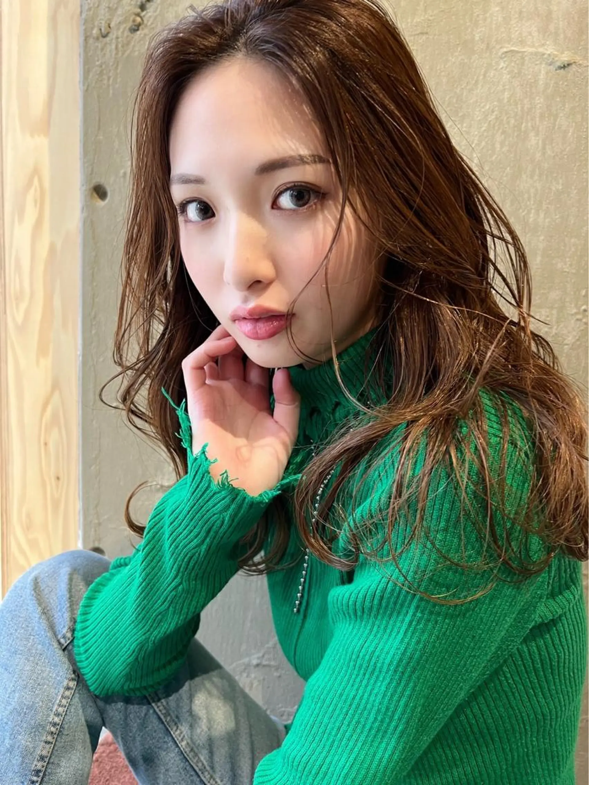 ロング カット ヘアカラー 今井 拓海のヘアスタイル