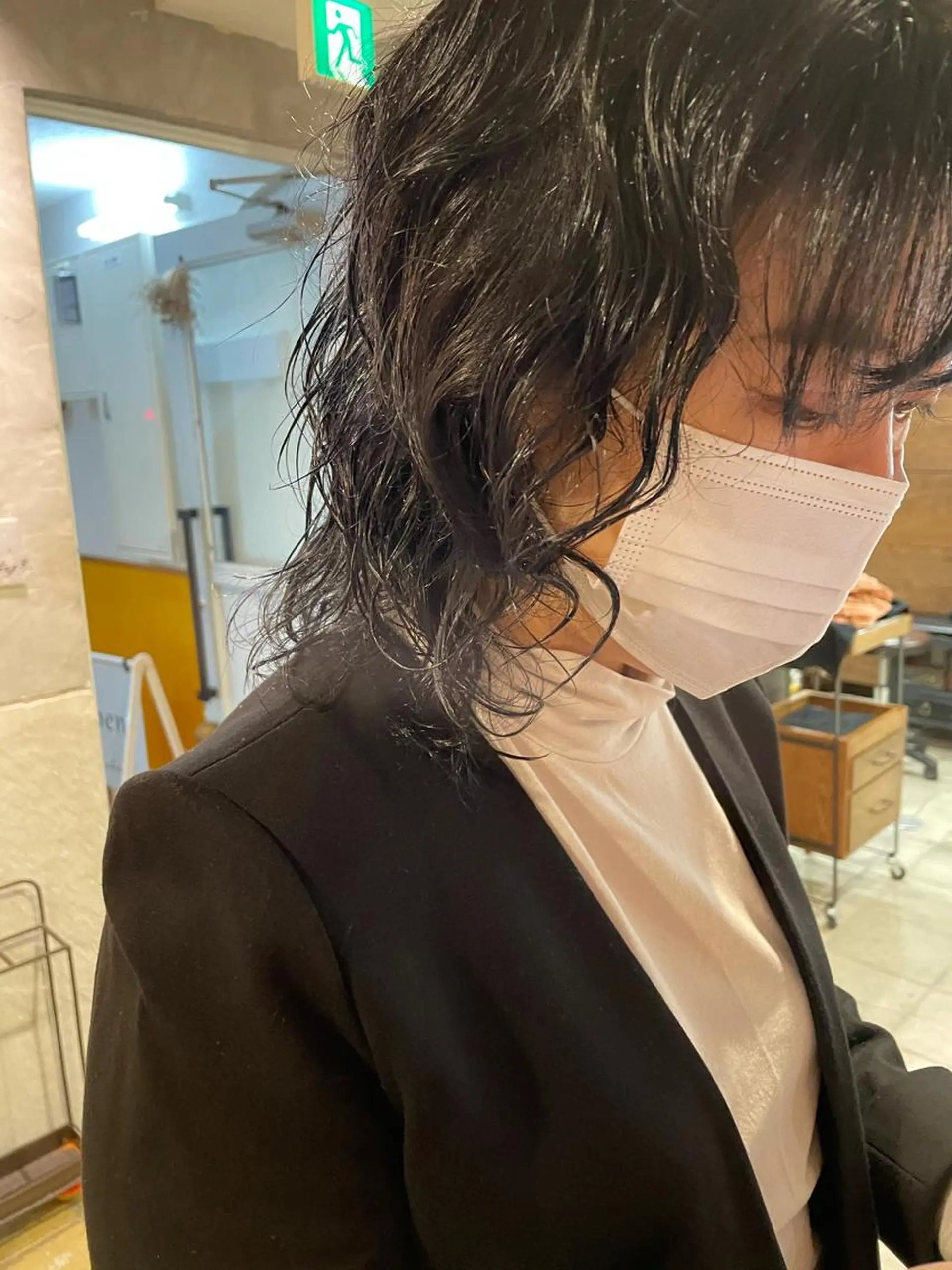 セミロング カット ヘアカラー トリートメント さの あやねのヘアスタイル