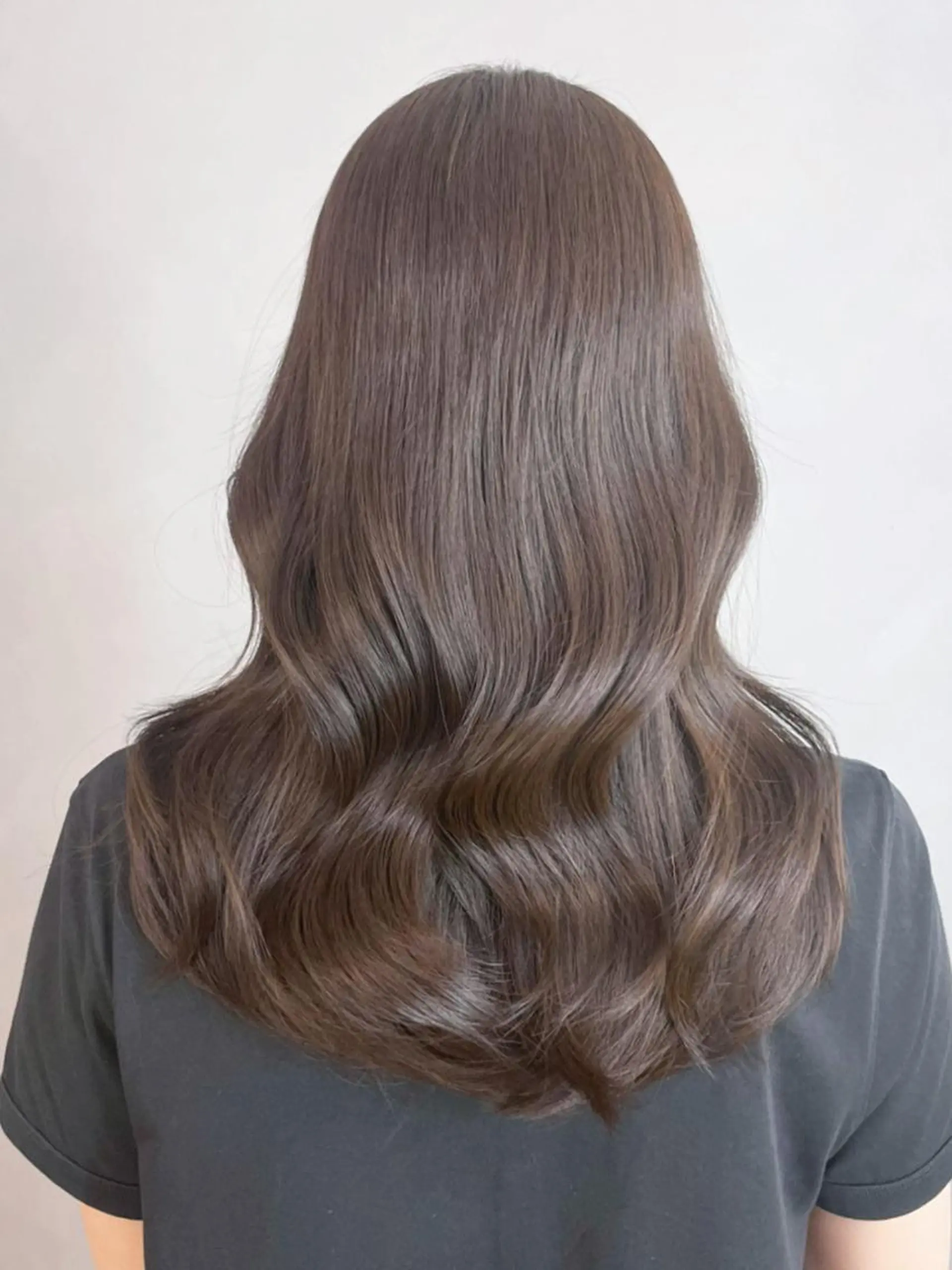 セミロング ヘアアレンジ パーマ カラー ブラウンカラー チョコレートブラウン ITbyALBUM 中野店のヘアスタイル