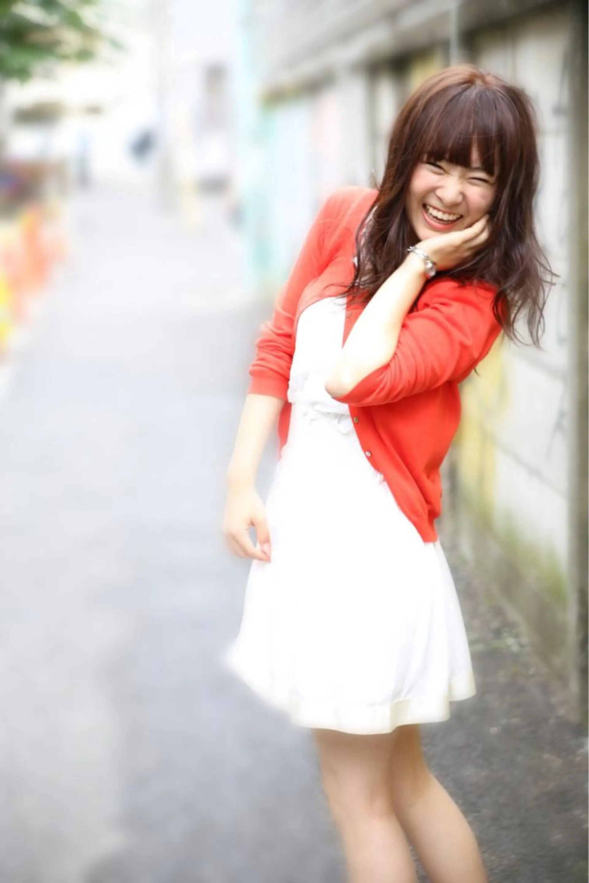 ミディアム セミロング ロング カラー ヘアアレンジ Re:ta KANZOのヘアスタイル