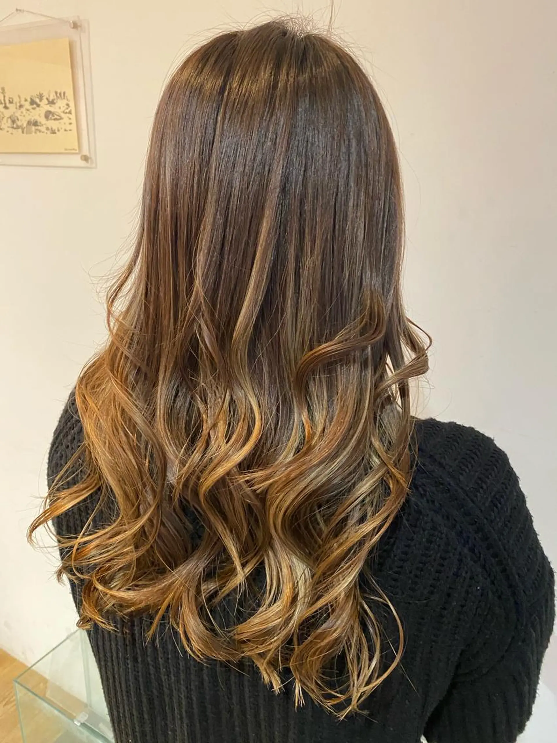 セミロング わかばやし ゆうこのヘアスタイル