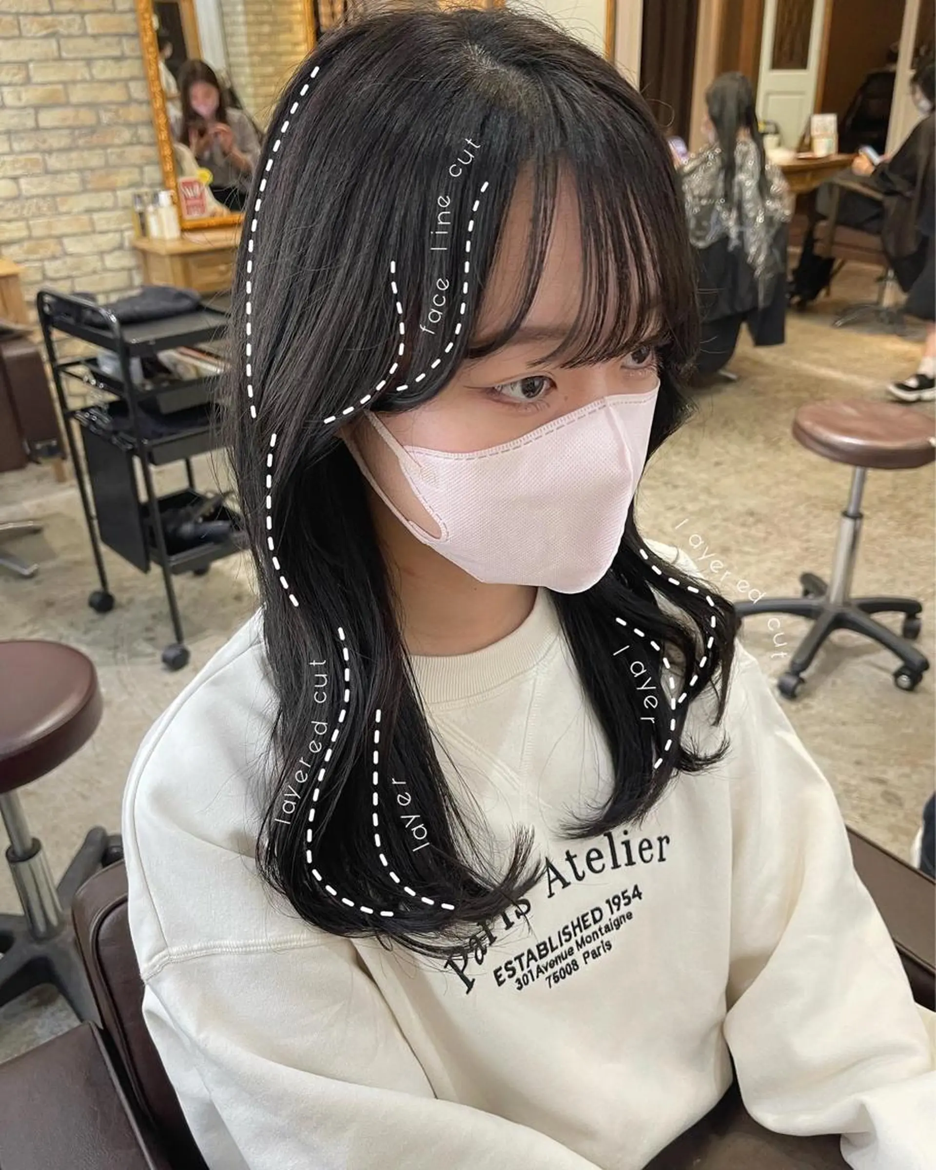 セミロング カット ヘアカラー トリートメント 🫧chinatsu 🫧のヘアスタイル