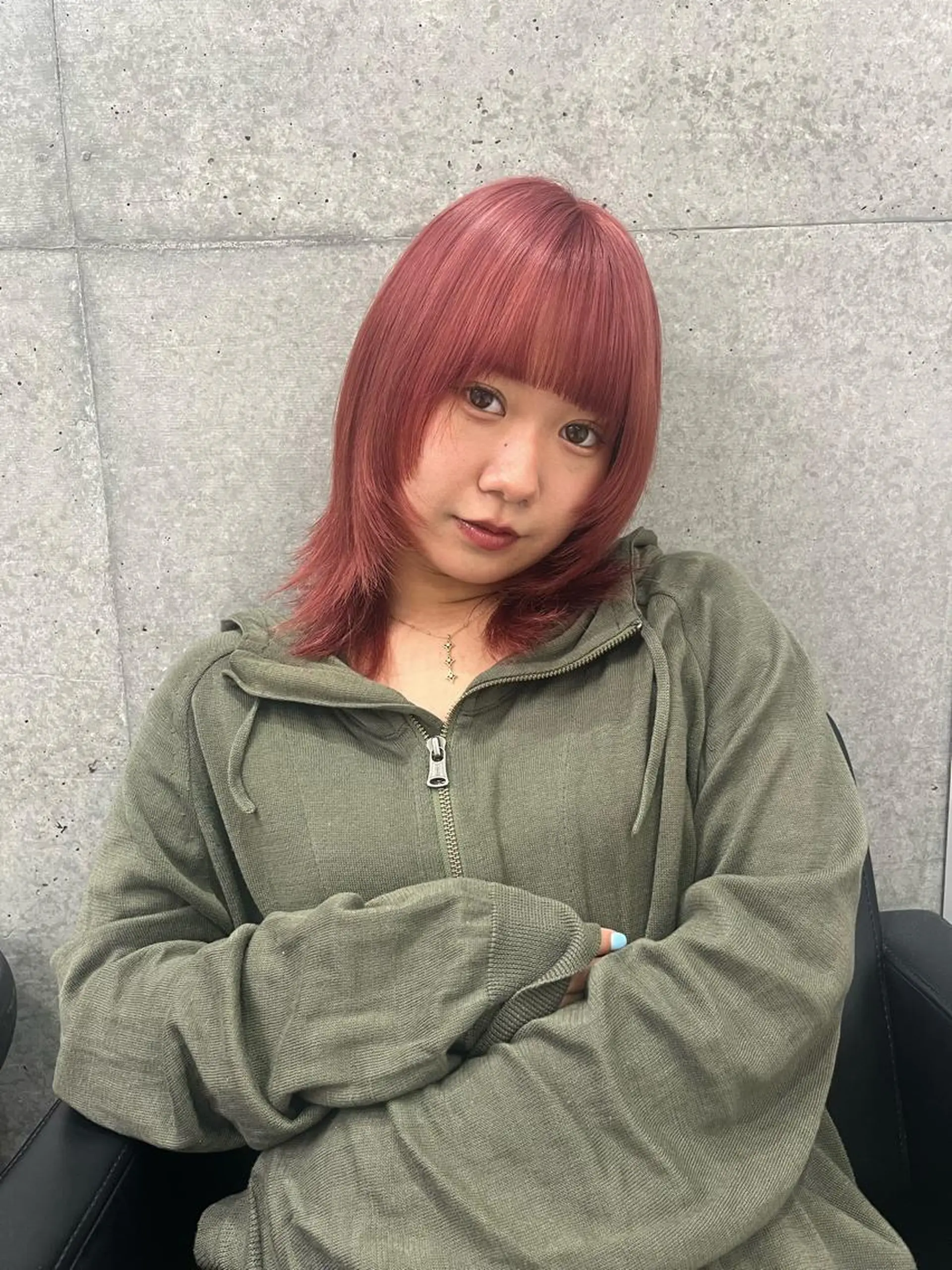 ミディアム カラー ヘアカラー @kyoniyy KYONIのヘアスタイル