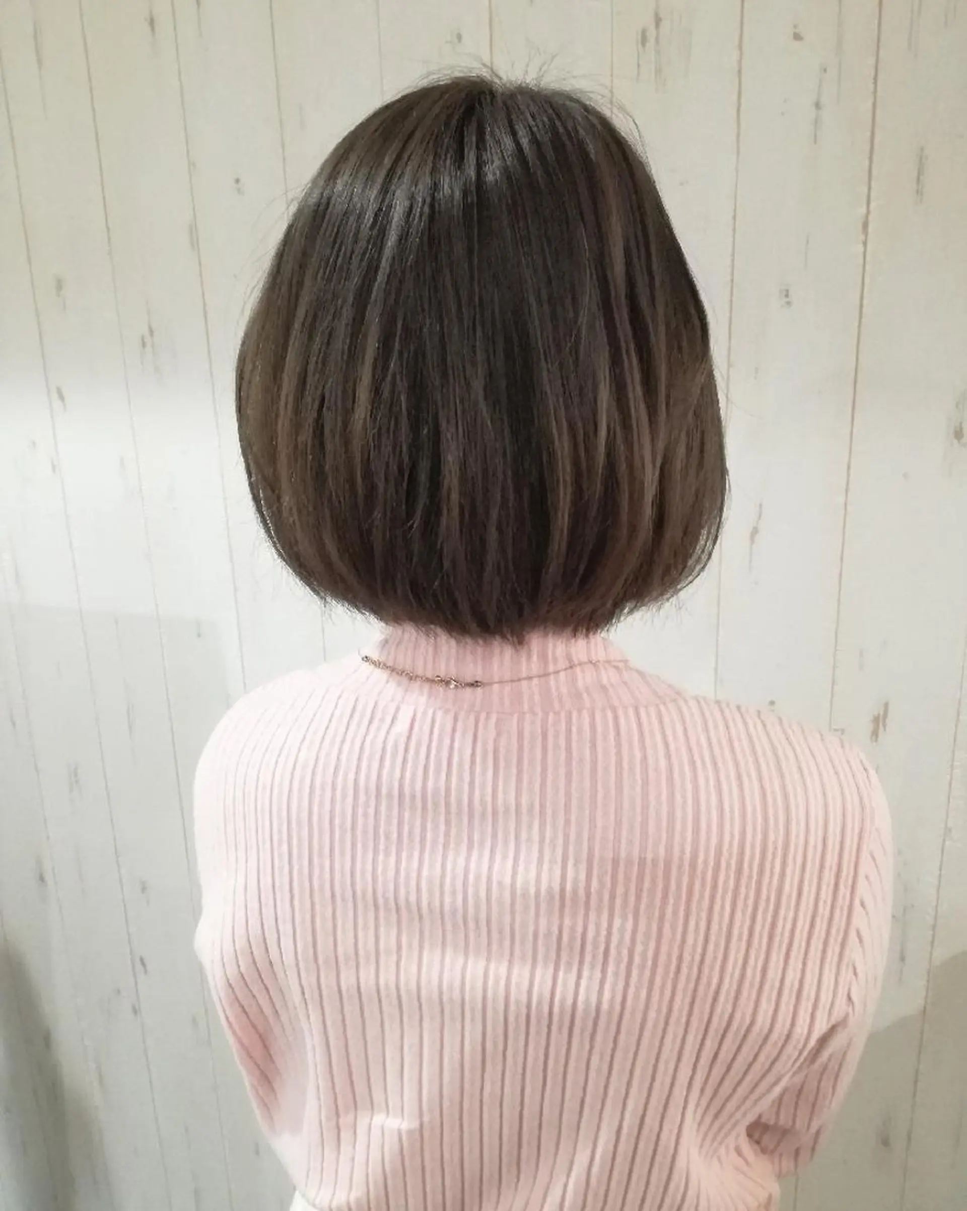 ショート カラー ベージュカラー ボブ 西川 敏夫のヘアスタイル