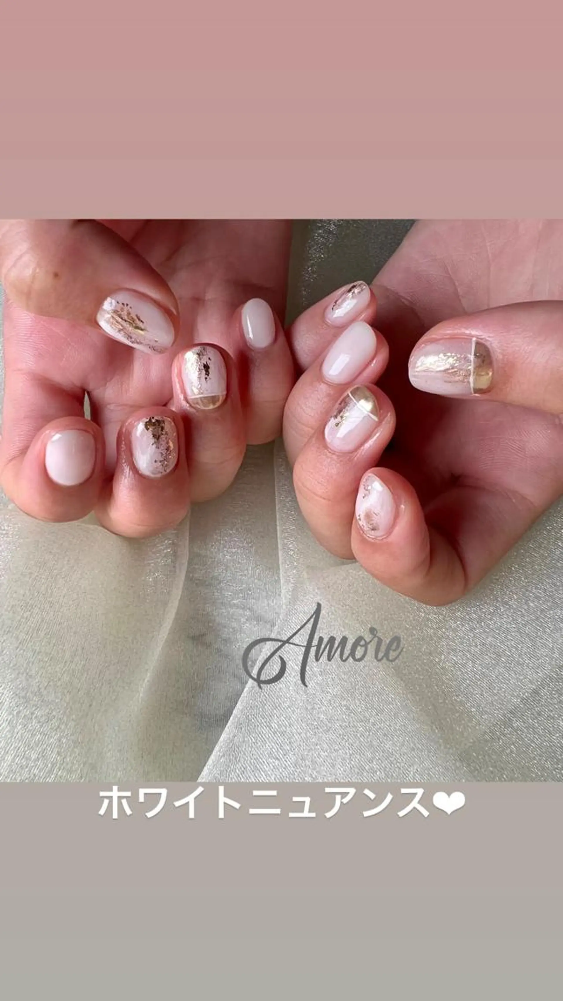 ネイル ジェルネイル ミラーネイル オフィスネイル パラジェル You kyehwaのネイルデザイン