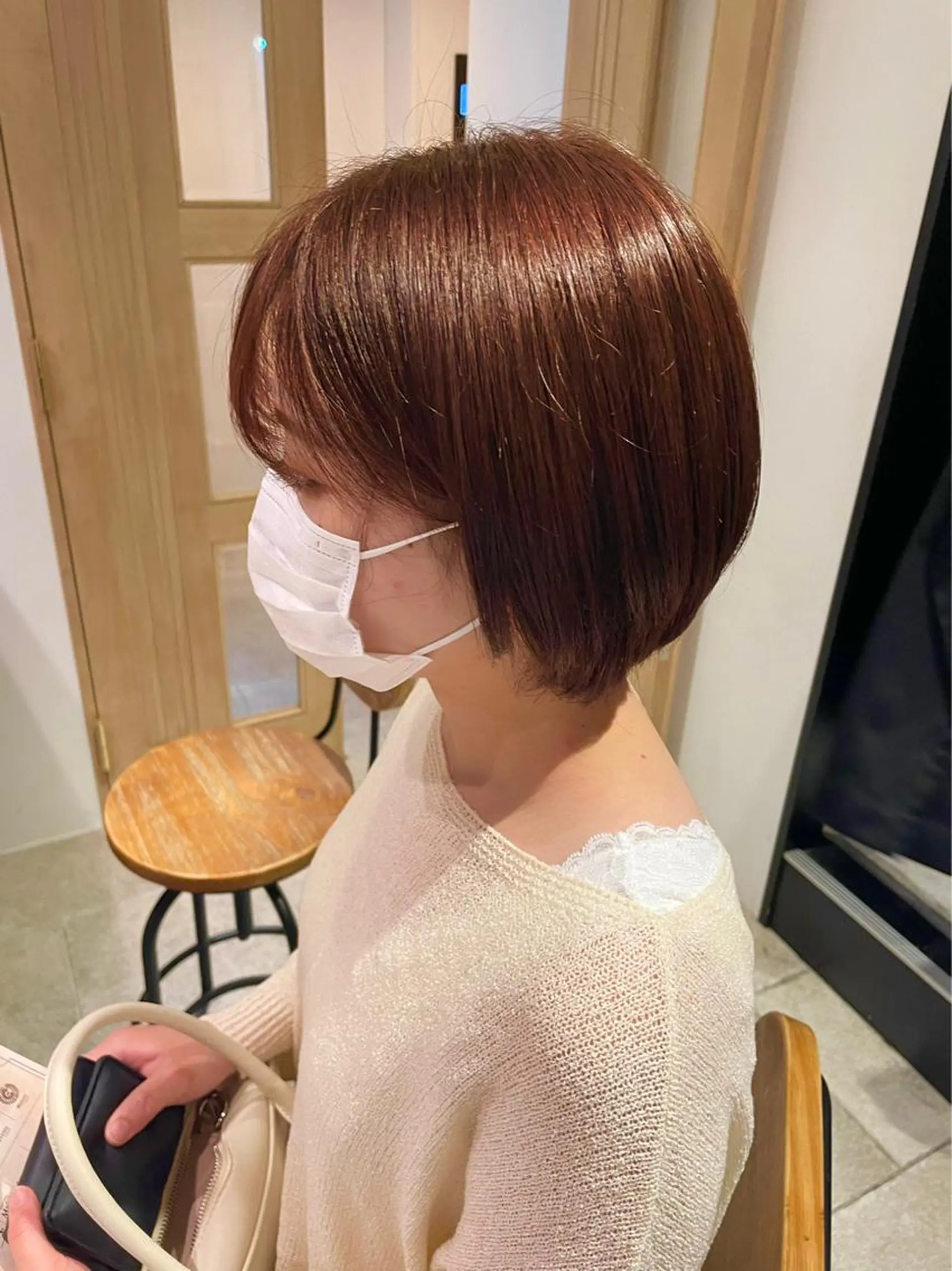ショート カラー newi梅田🫧韓国 ヘア🫧sakiのヘアスタイル