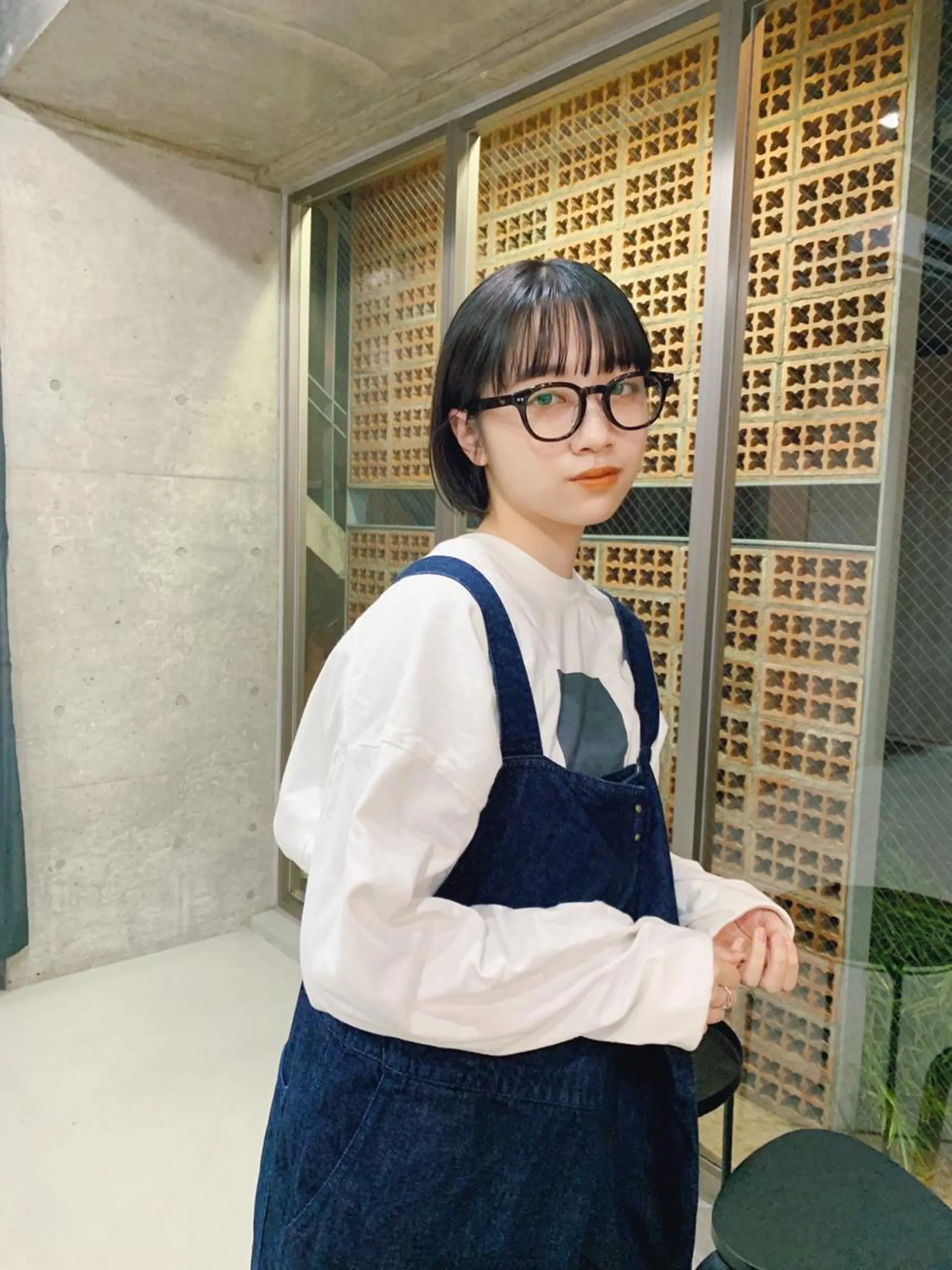 ショート ボブパーマコテ巻き風 パーマNo1深江秀平のヘアスタイル