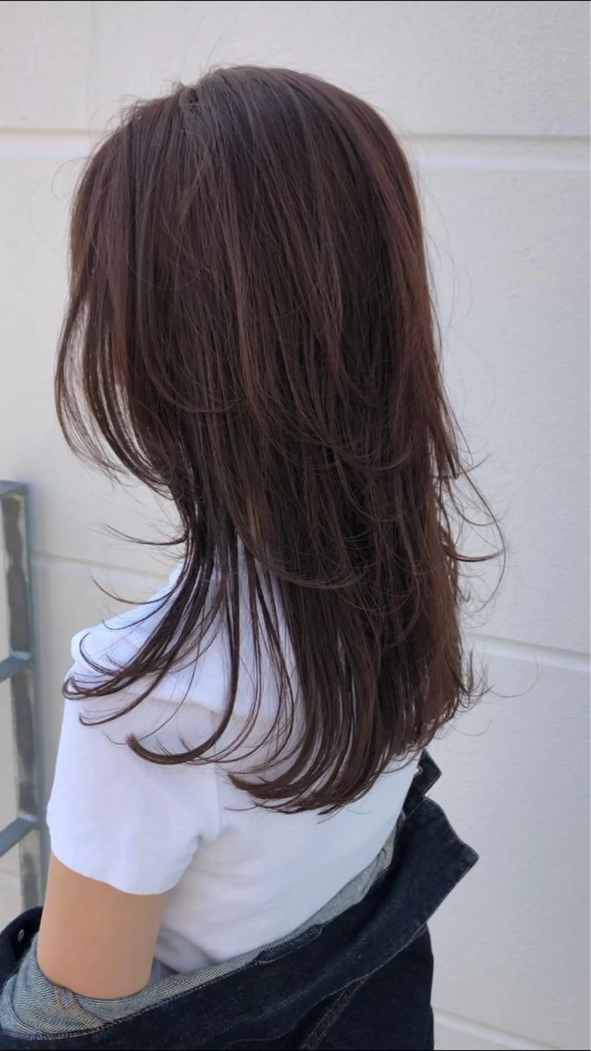 セミロング カラー ブラウンカラー レイヤーカット クドウレイ fifth渋谷のヘアスタイル