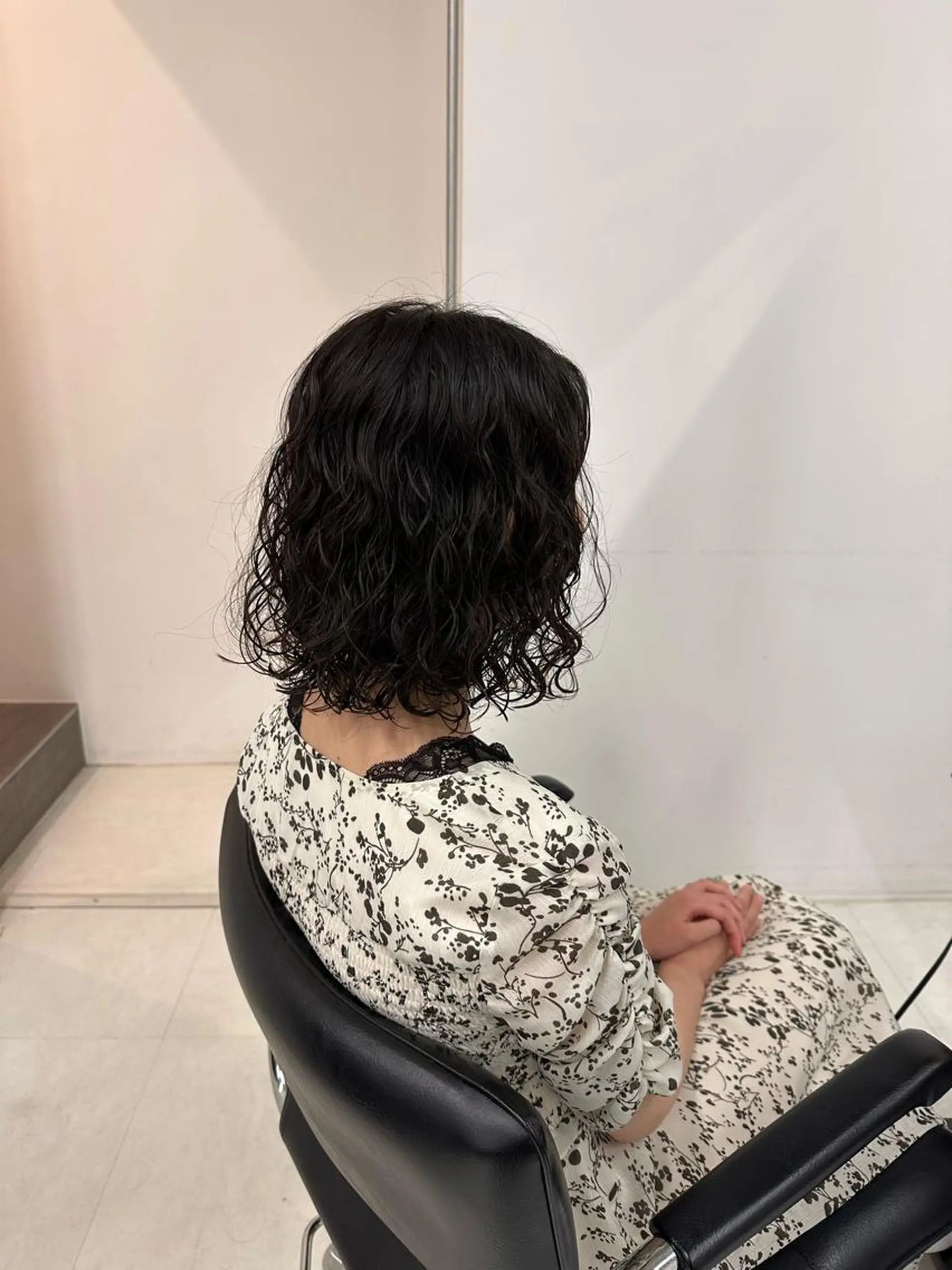 ミディアム カラー パーマ キッズ オトナヘア🌸 harukaのヘアスタイル