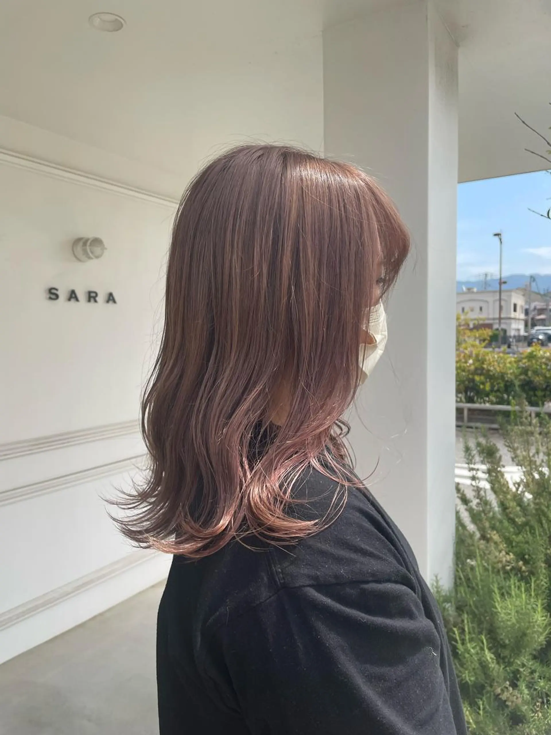 ロング 木村 架音のヘアスタイル