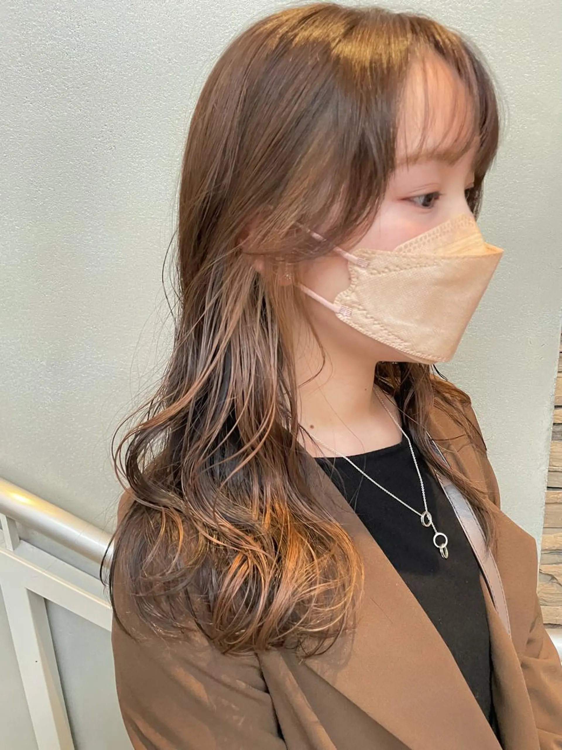 セミロング カラー ベージュカラー 沖縄/ヘアアレンジ /ナカノのヘアスタイル