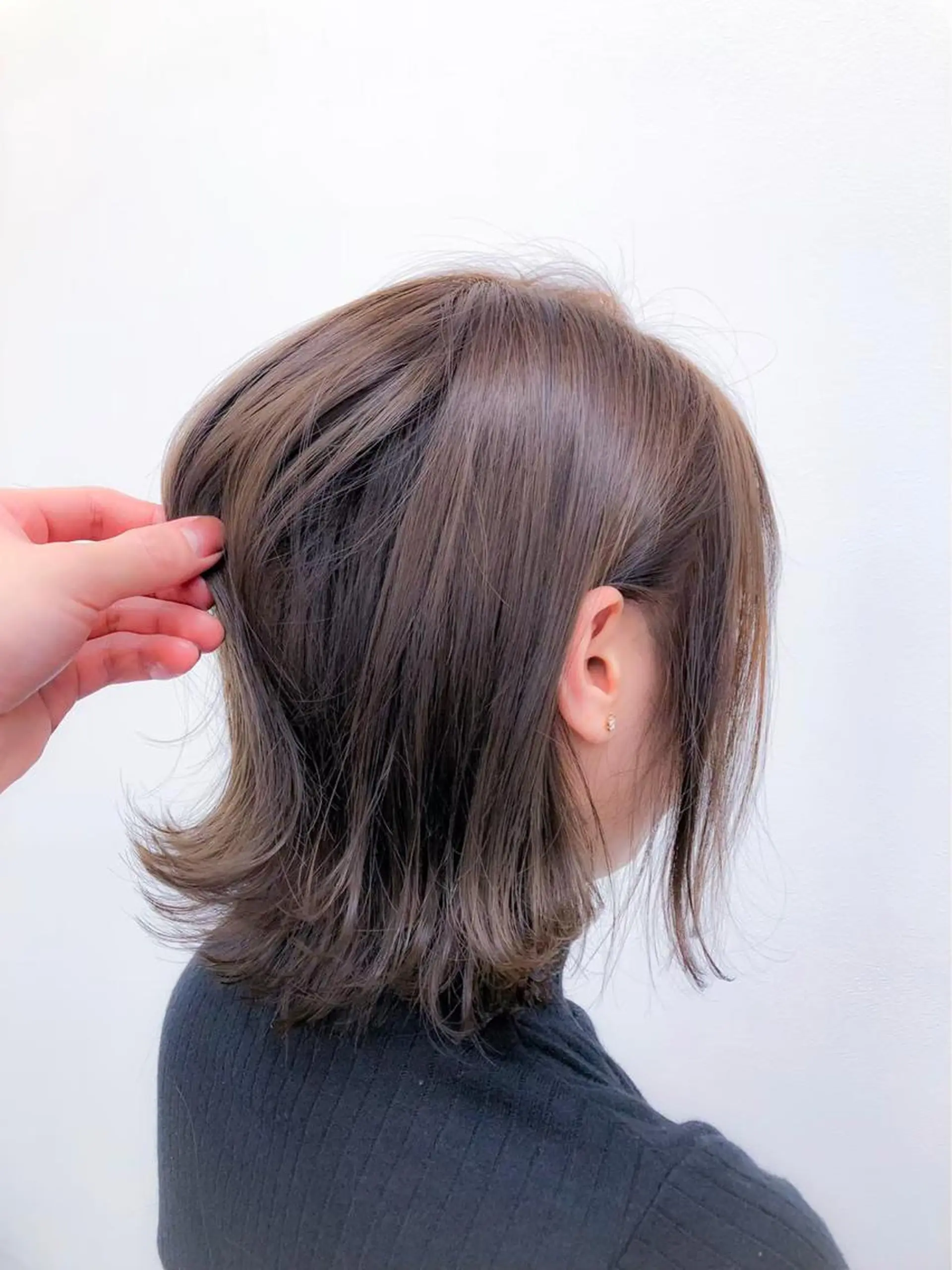 セミロング カラー I'S.横浜所属・赤み消しカラー 🍀JUNKIのヘアスタイル