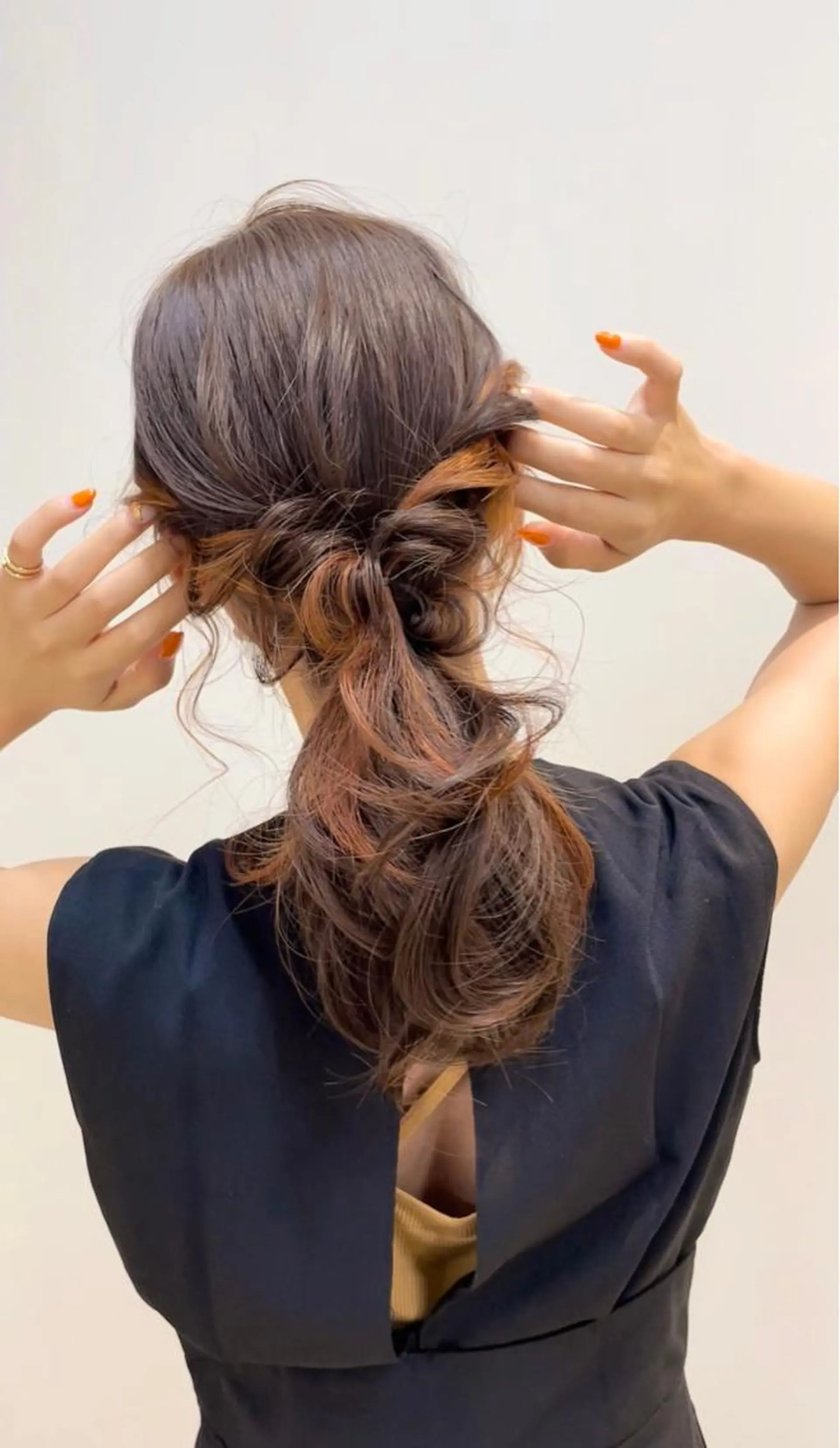 セミロング 永井 瑞穂のヘアスタイル