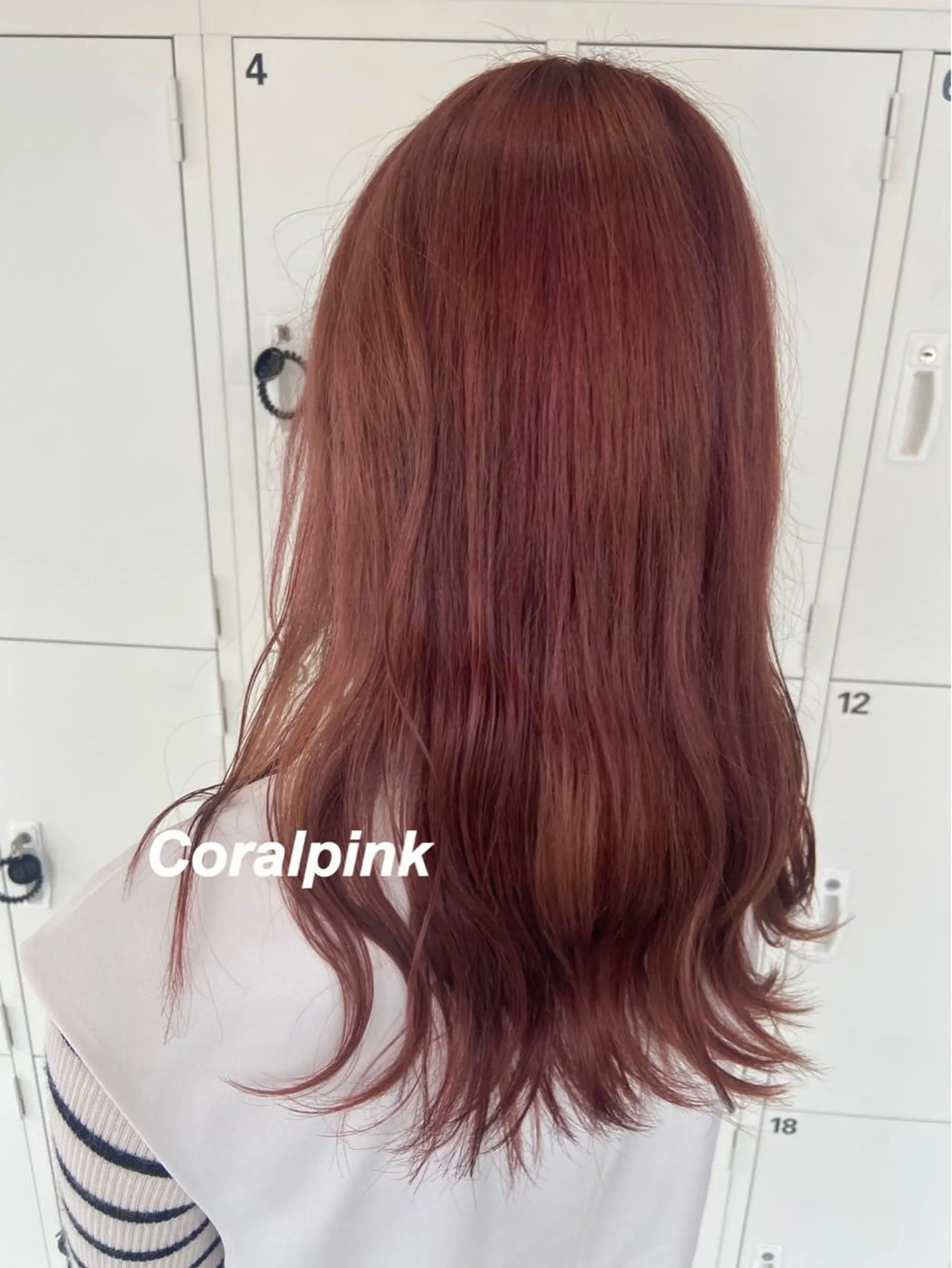 ロング カラー ブリーチ ピンクカラー ヘアカラー トリートメント プルエクステ/インナ ーカラー🦊はるなのヘアスタイル