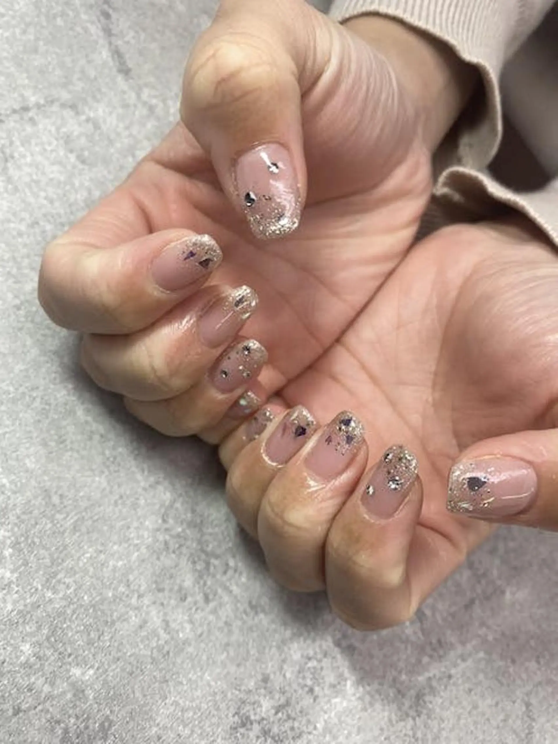 ネイル アートネイル イースター ジェルネイル グラデーション ラメ(グリッター) ハンドネイル FASTNAIL PLUS 新宿店のネイルデザイン