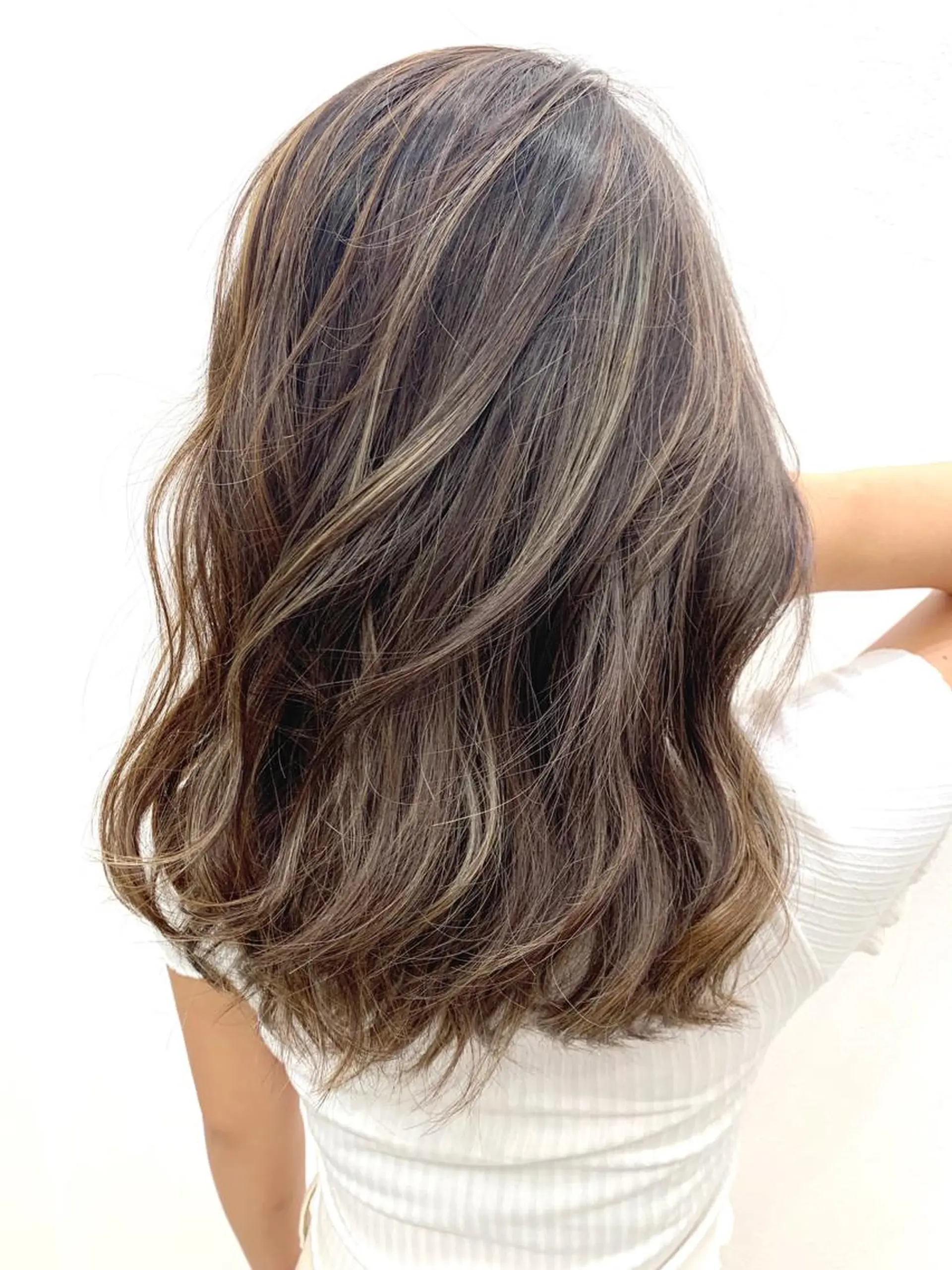 ロング カラー カット ヘアカラー トリートメント 酸性ストレート/ブリ ーチなし/中村 匠のヘアスタイル