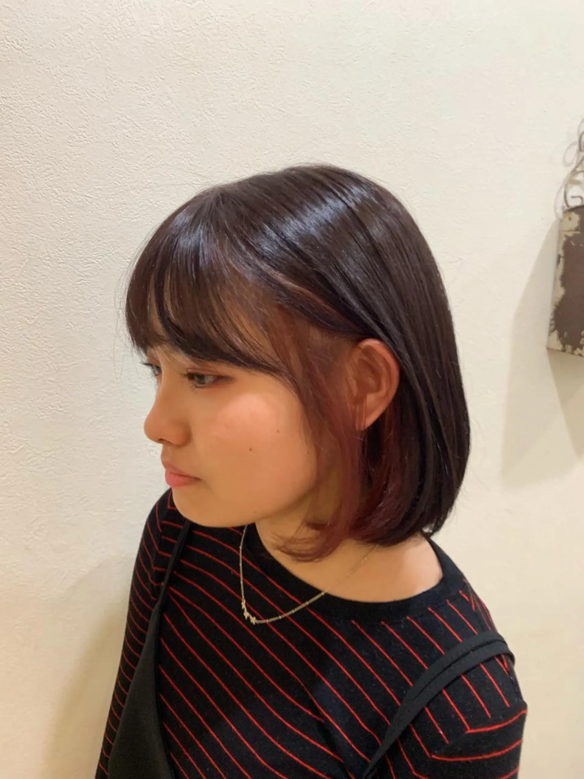 ショート カラー ヘアカラー トリートメント 透明感/ 美髪矯正/田中恭のヘアスタイル