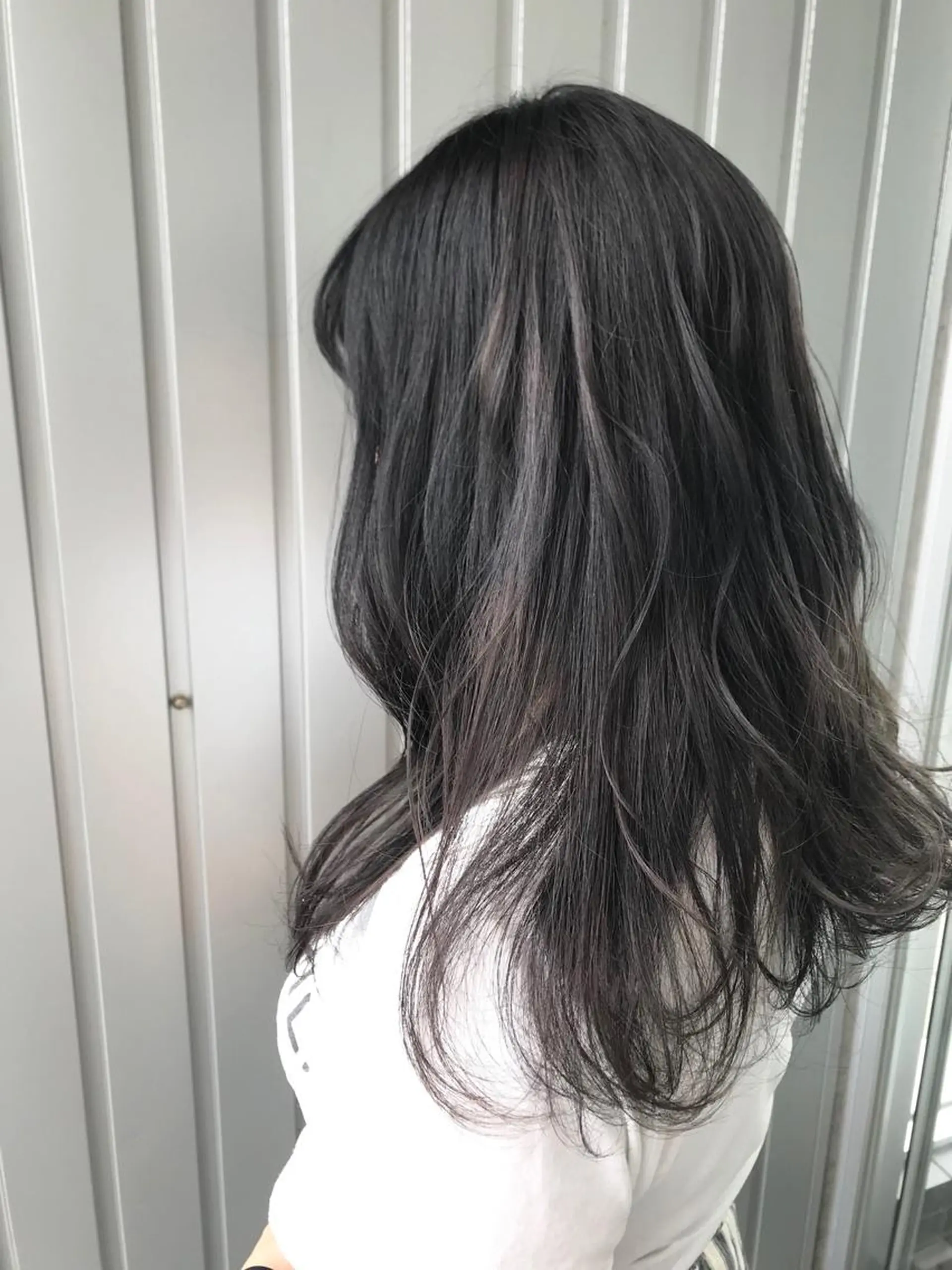 セミロング カラー 髙橋 かすみのヘアスタイル