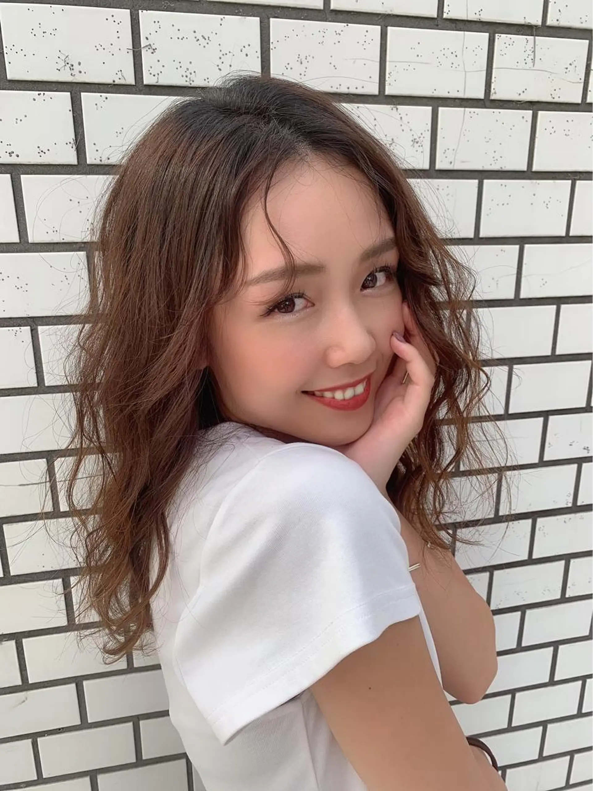 ロング 深沢 秀のヘアスタイル