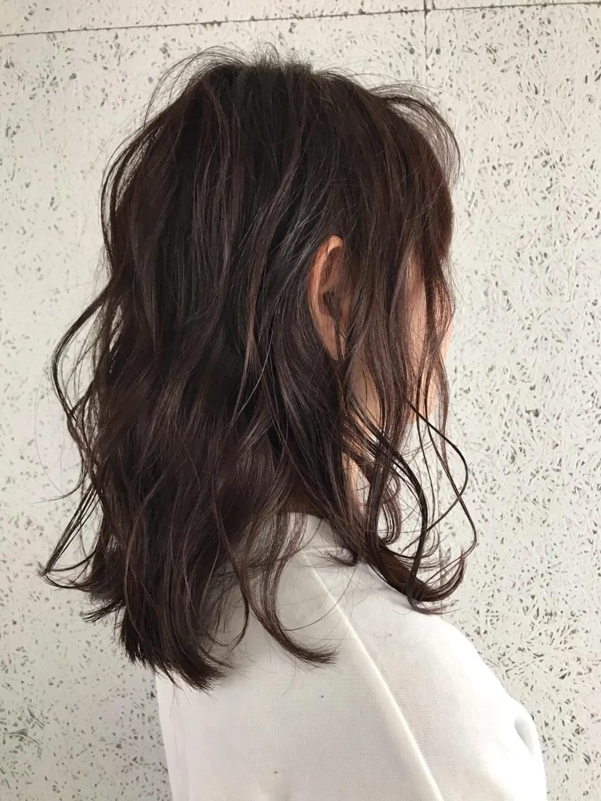 セミロング カラー steed tokyo所属・KOOKI スティードトーキョーのヘアスタイル