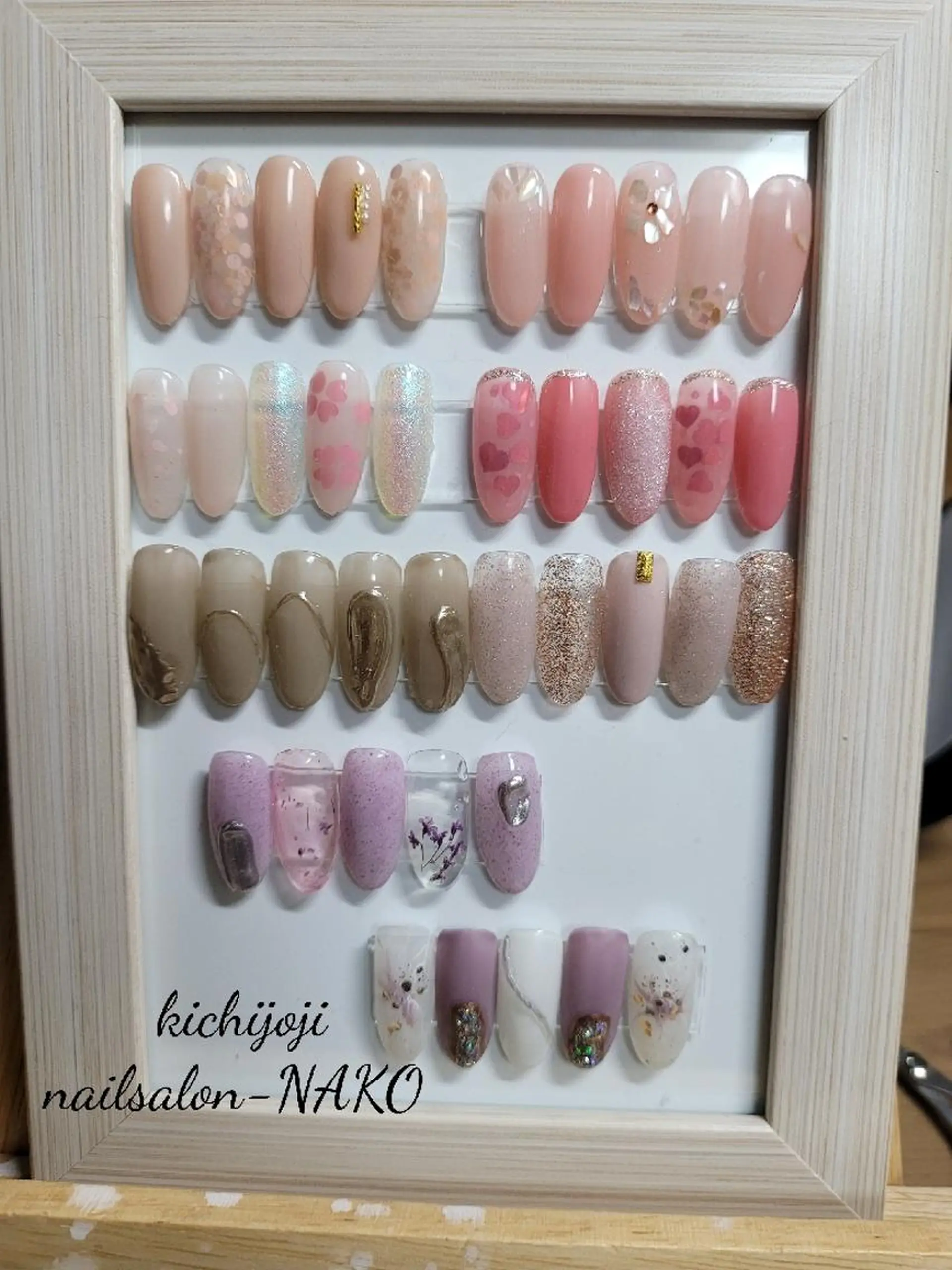 ネイル 春ネイル ハンドネイル Salon-NAKO 🐷shirai🐷のネイルデザイン