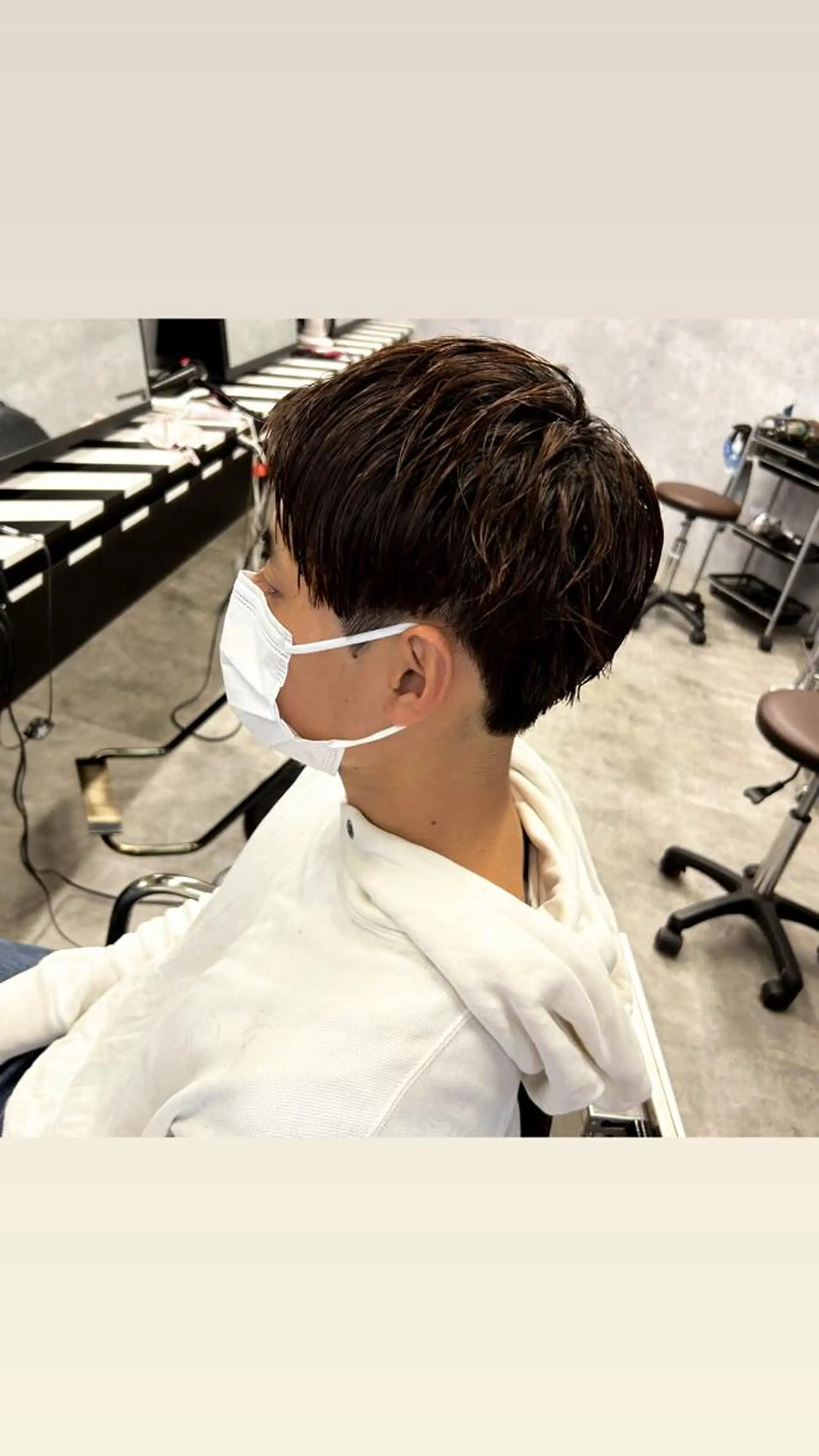 メンズ Hui.所属・縮毛矯正・髪質改善 特化 出納 直起のヘアスタイル