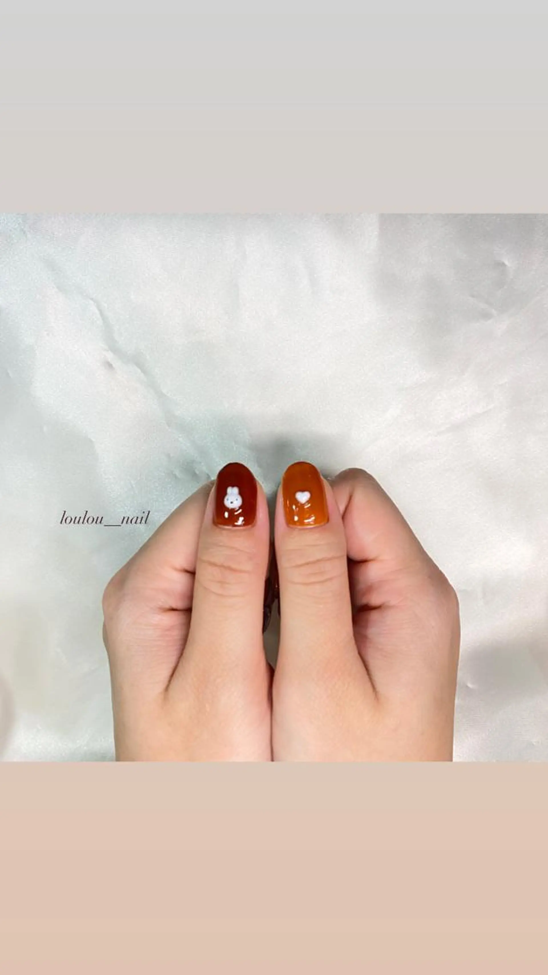 ネイル アートネイル ハート loulou   _nail所属・葛西 知佳のネイルデザイン