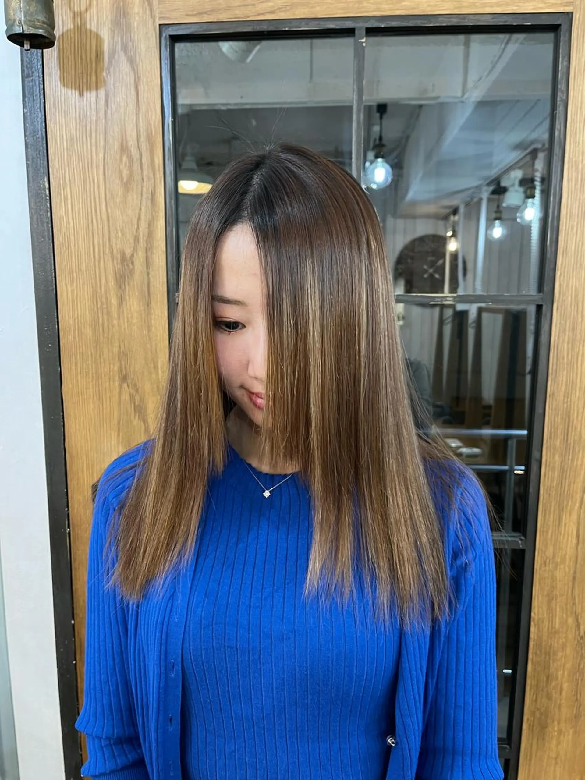 ロング カット ヘアカラー トリートメント SALOWIN新宿三丁目frente所属・髪質改善/艶カラー MISATOのヘアスタイル