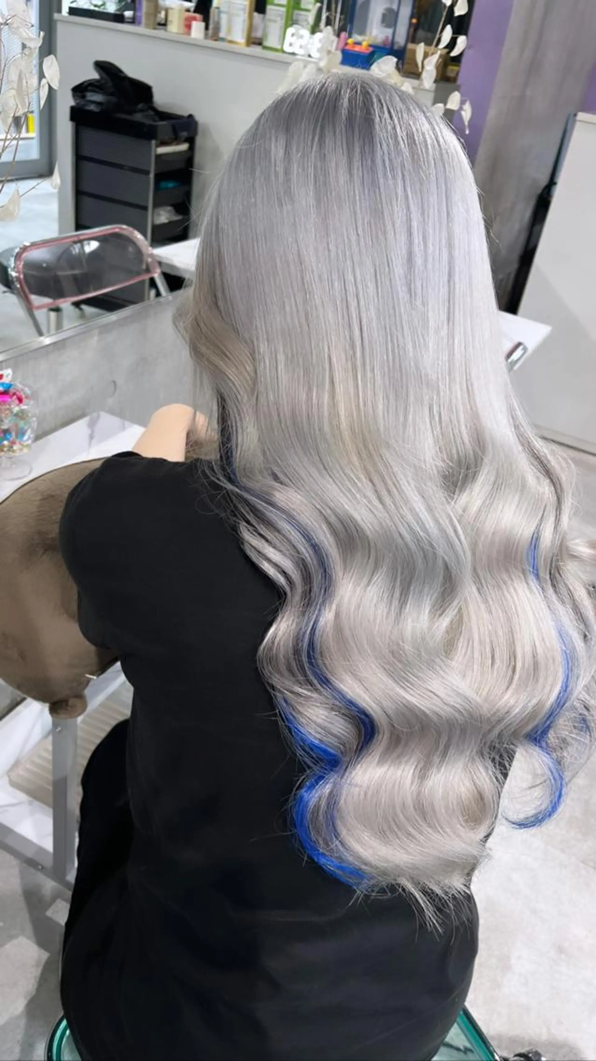 ロング Lavy kyoto所属・Lavy カラー&エクステのヘアスタイル