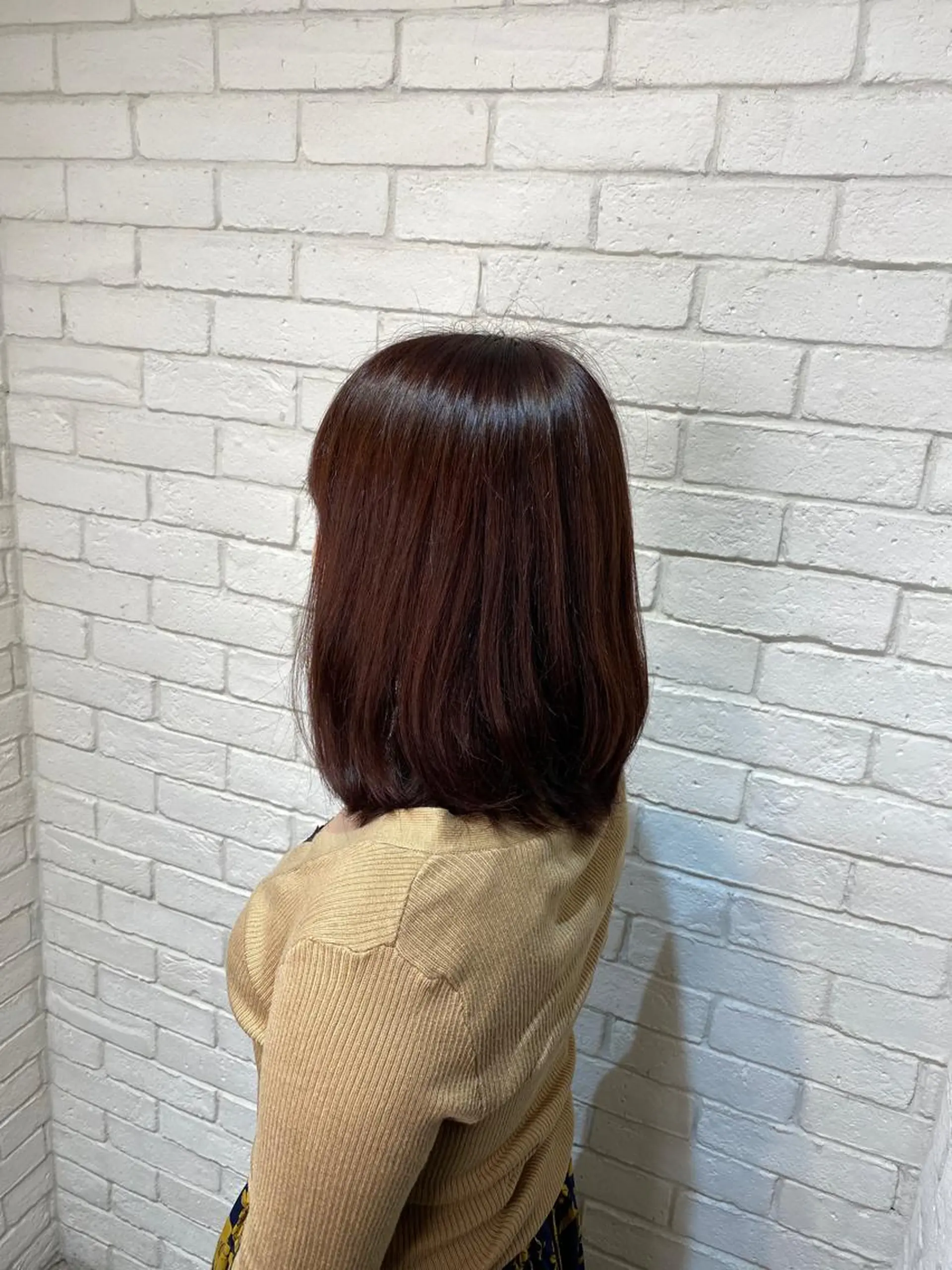 ミディアム カラー ヨシダ フミノリのヘアスタイル